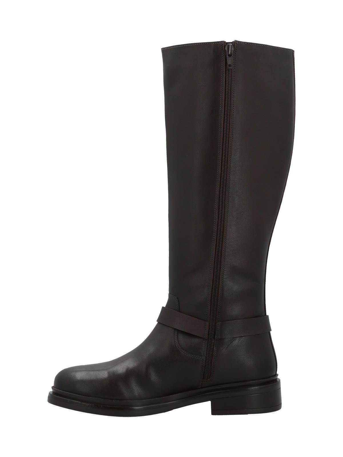 Bota Cuero Mujer Ayac Café-5