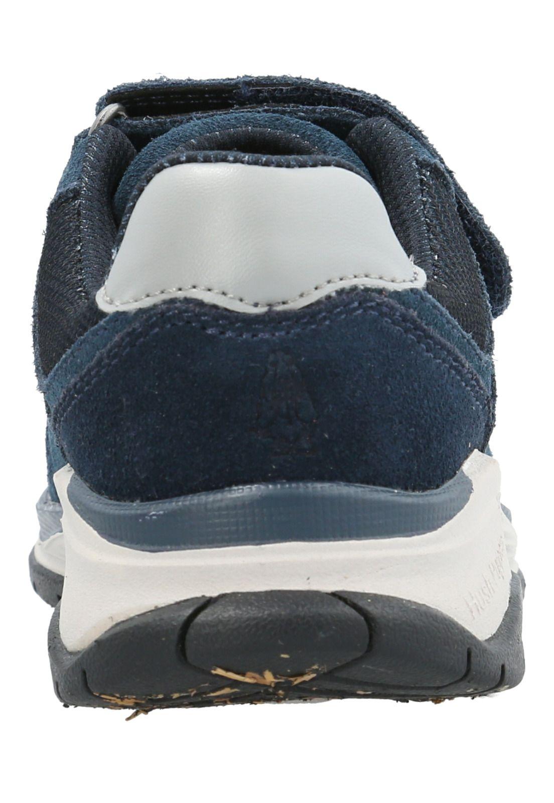 Zapatilla Cuero Bambus Niño Azul-6