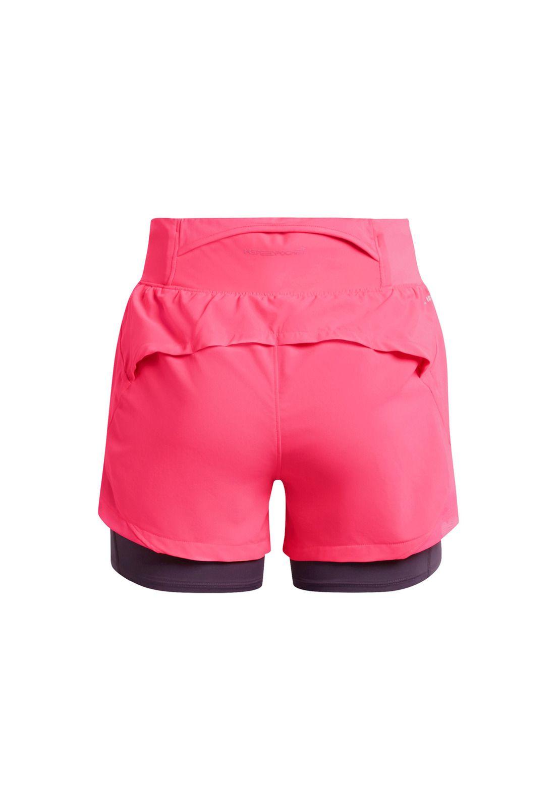 Short Running 2 En 1 Run Stamina Fucsia Mujer-1