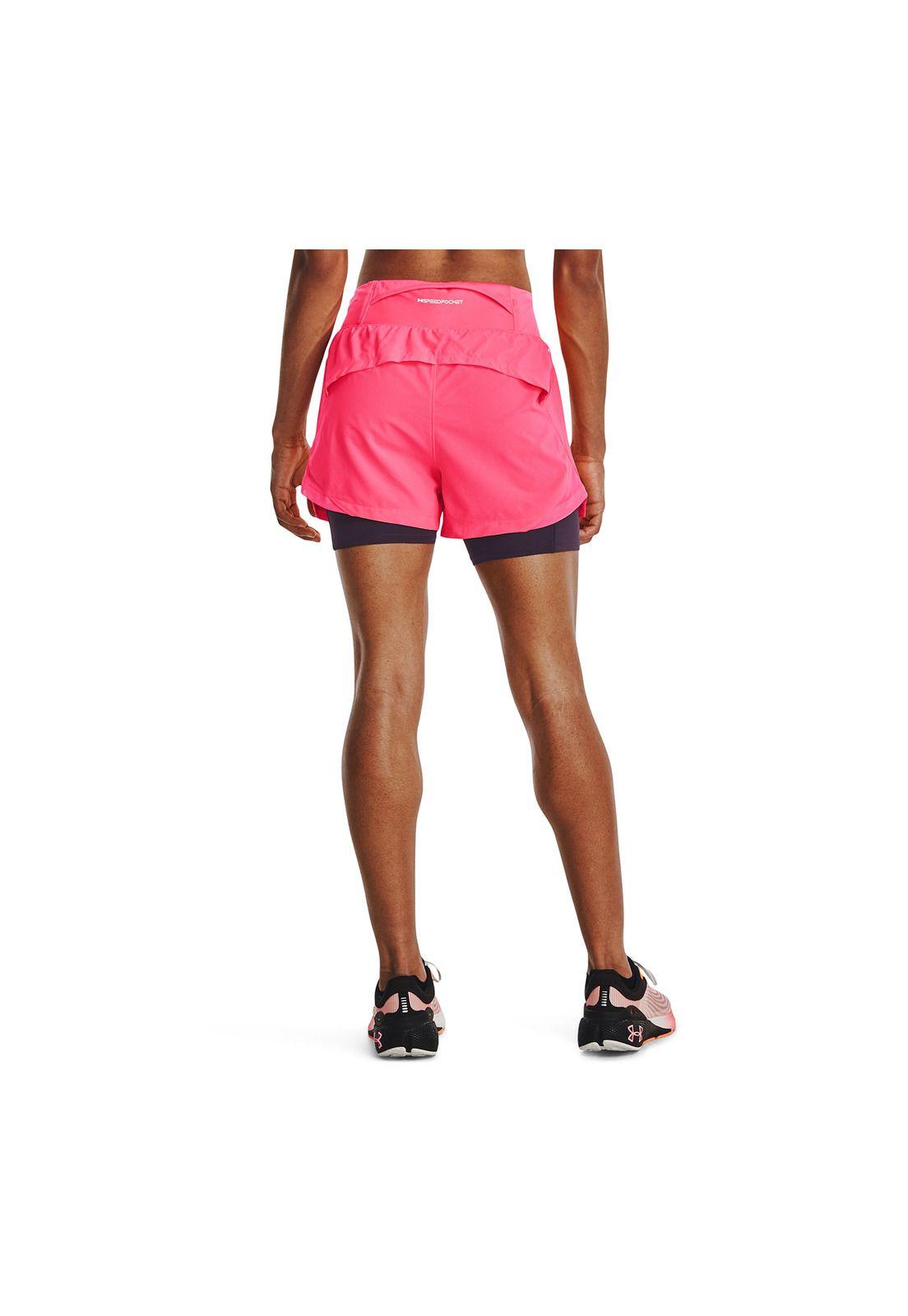 Short Running 2 En 1 Run Stamina Fucsia Mujer-4
