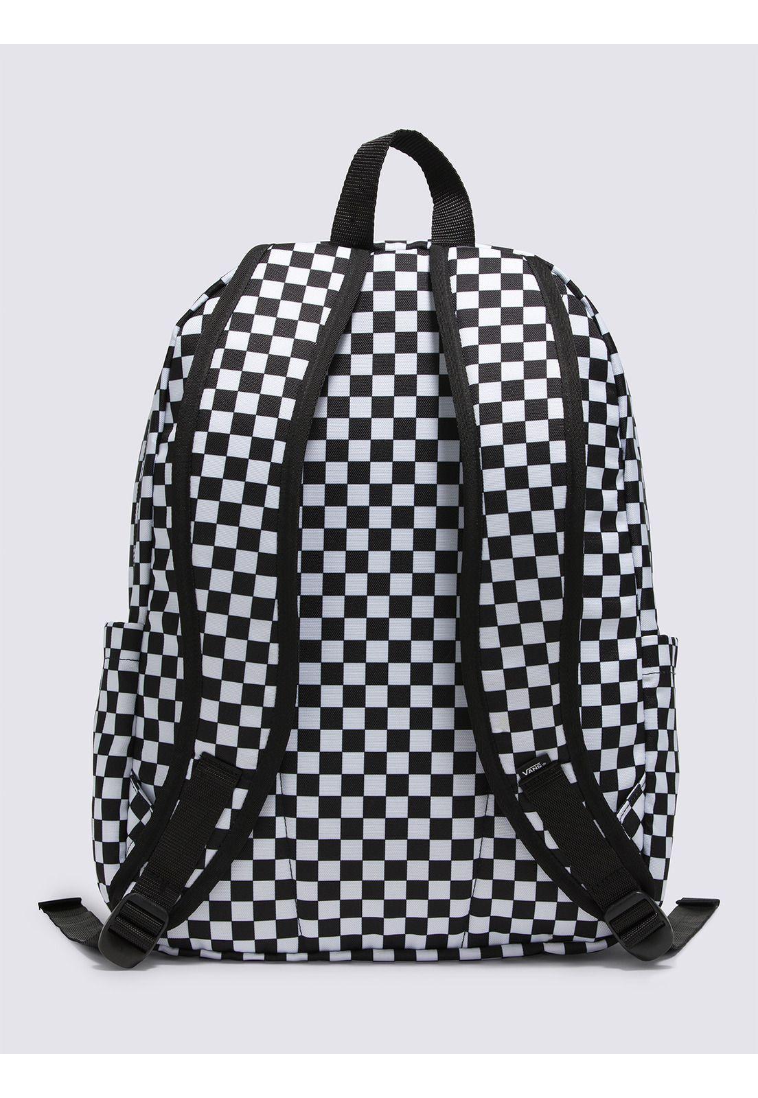 Mochila Unisex Old Skool Check Blanco-2