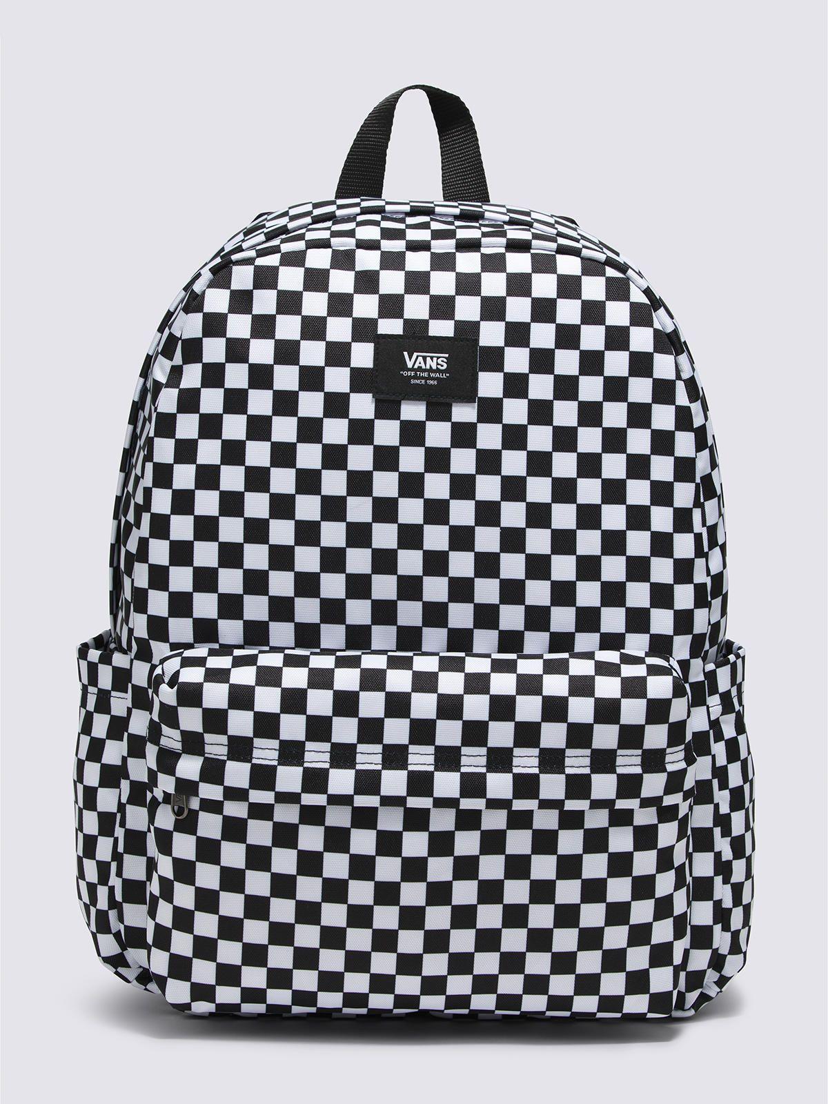 Mochila Unisex Old Skool Check Blanco-0
