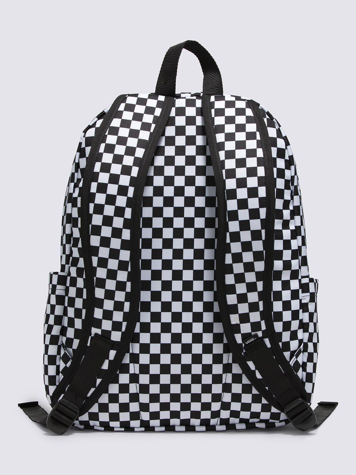 Mochila Unisex Old Skool Check Blanco-2