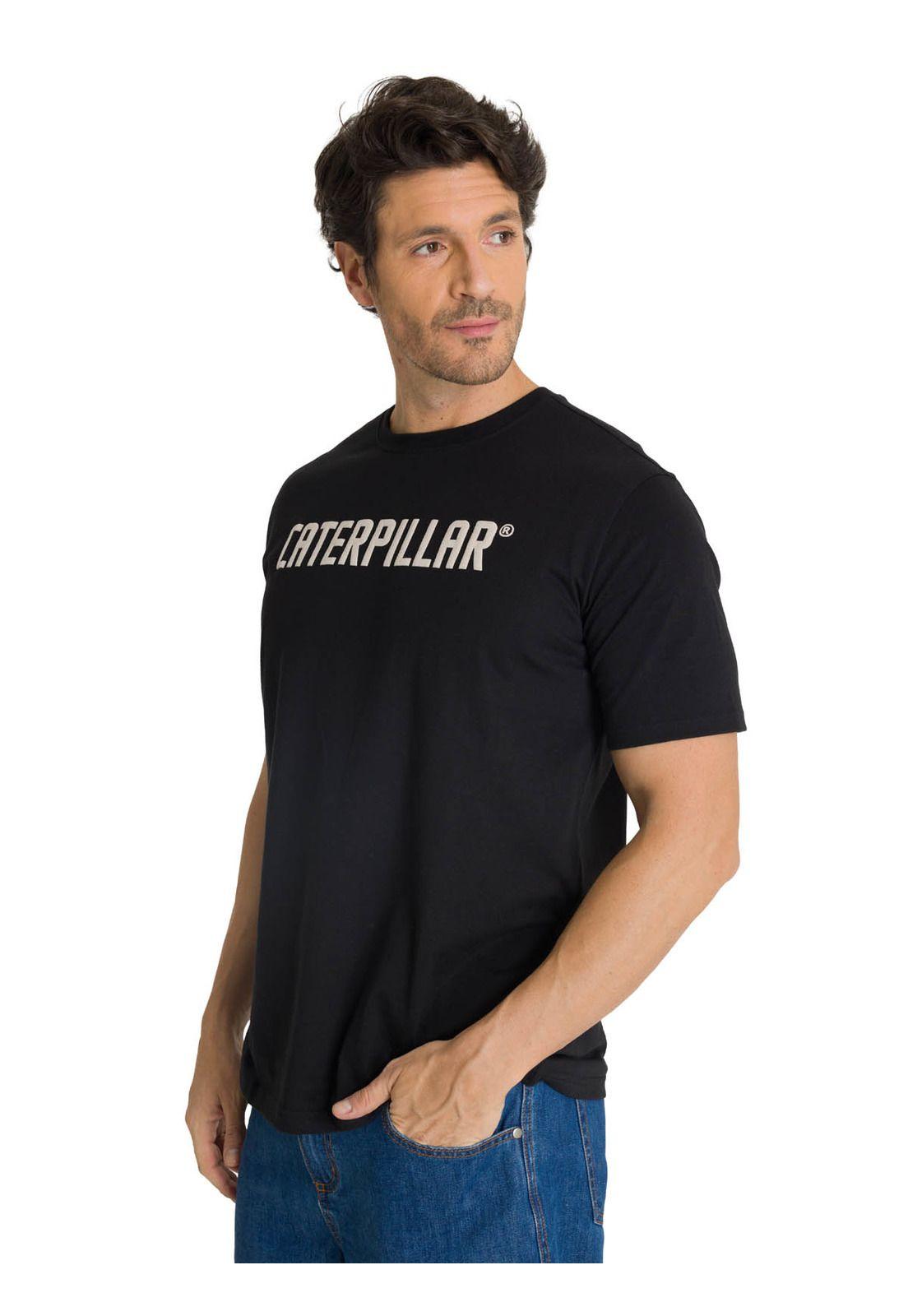 Polera Manga Corta Hombreerpillar Puff Negro-0