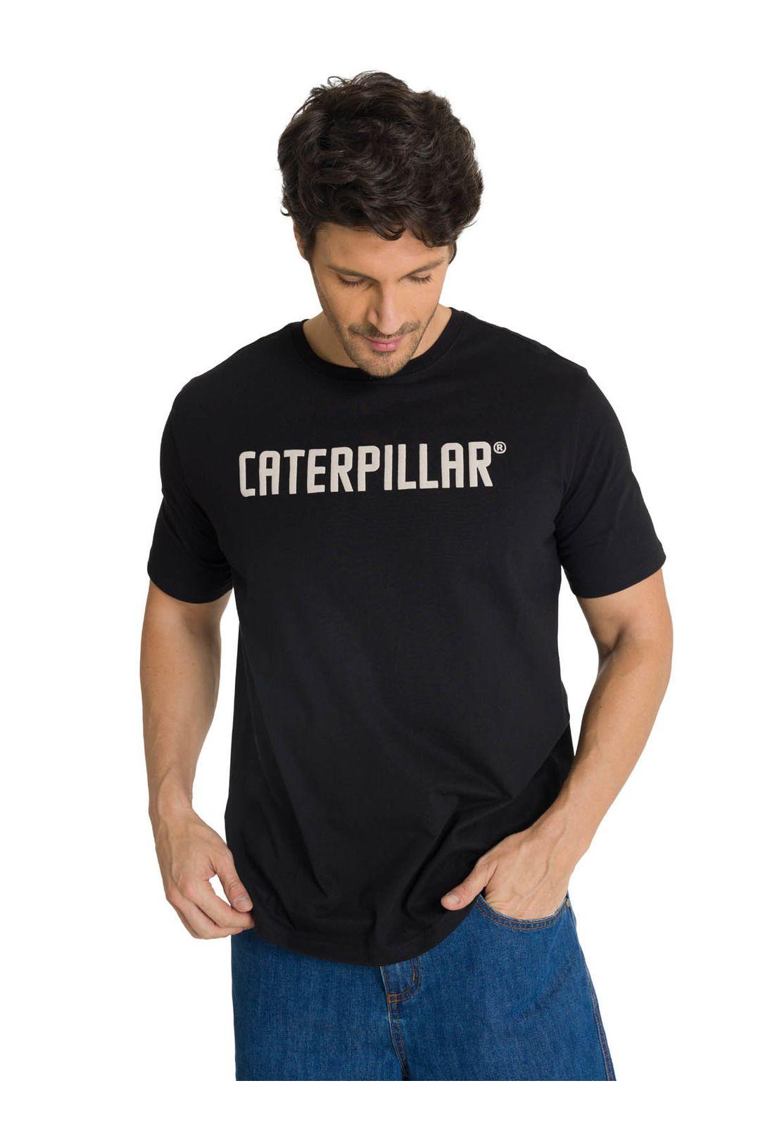 Polera Manga Corta Hombreerpillar Puff Negro-1