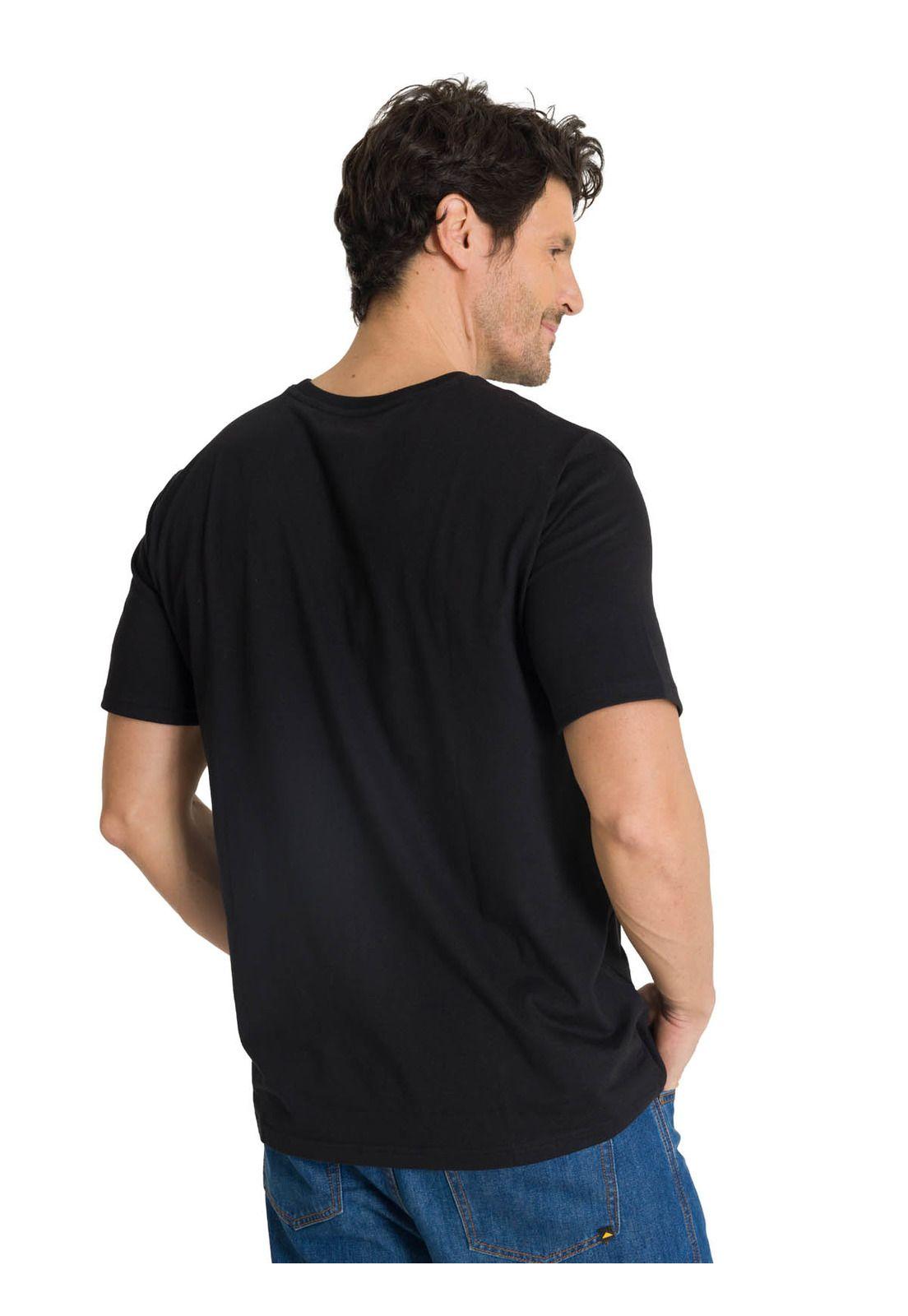 Polera Manga Corta Hombreerpillar Puff Negro-3