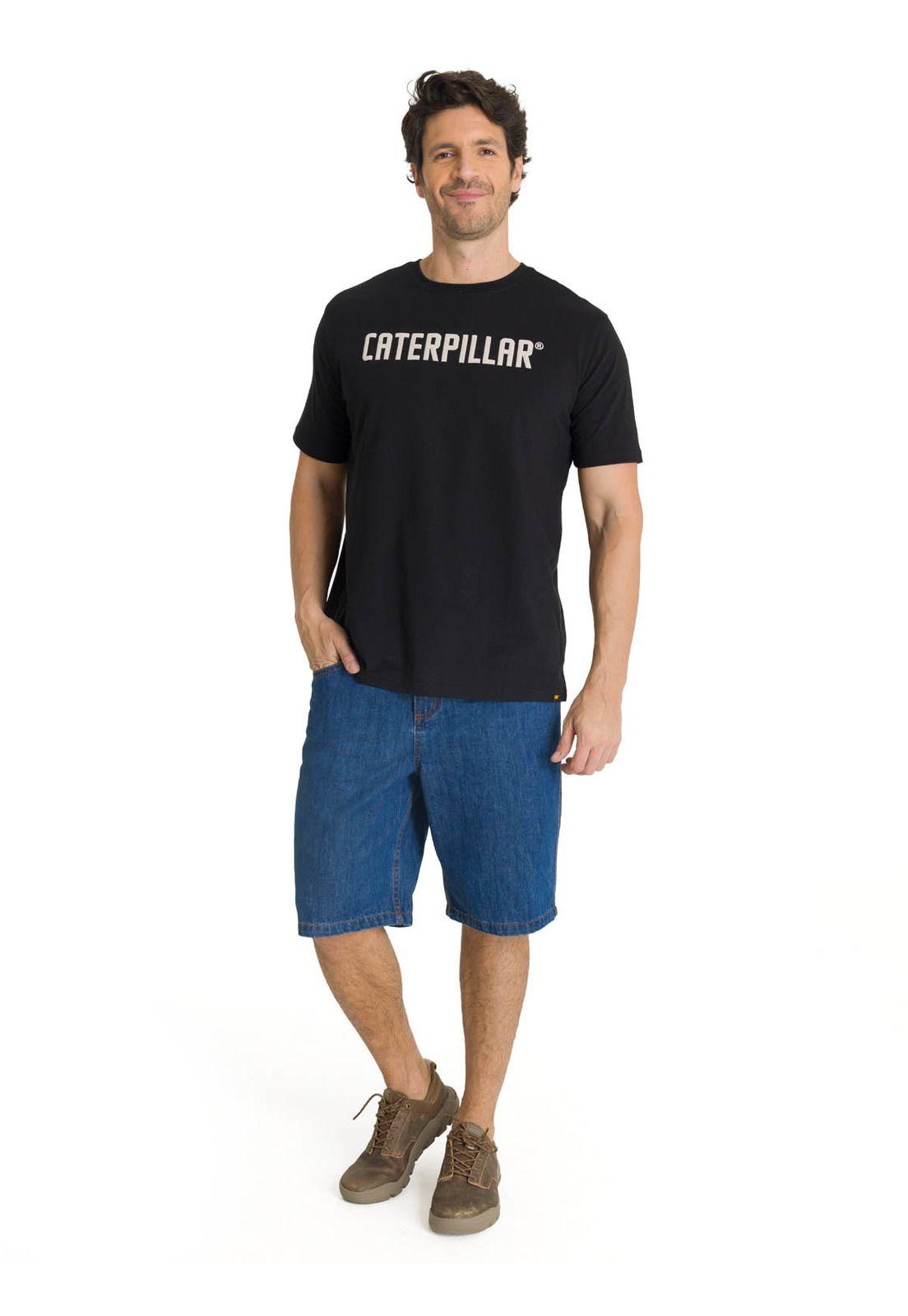 Polera Manga Corta Hombreerpillar Puff Negro-5