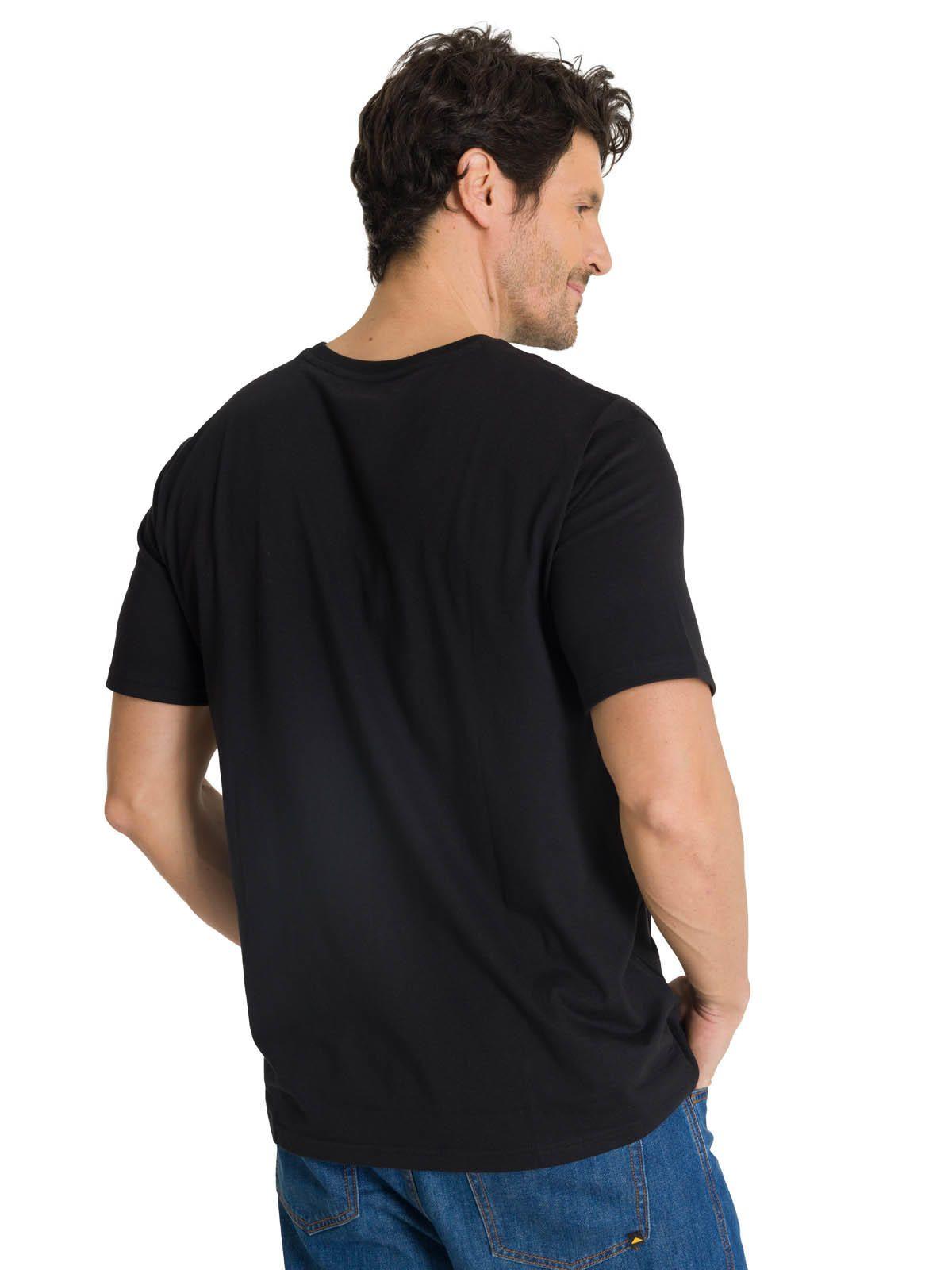 Polera Manga Corta Hombreerpillar Puff Negro-3