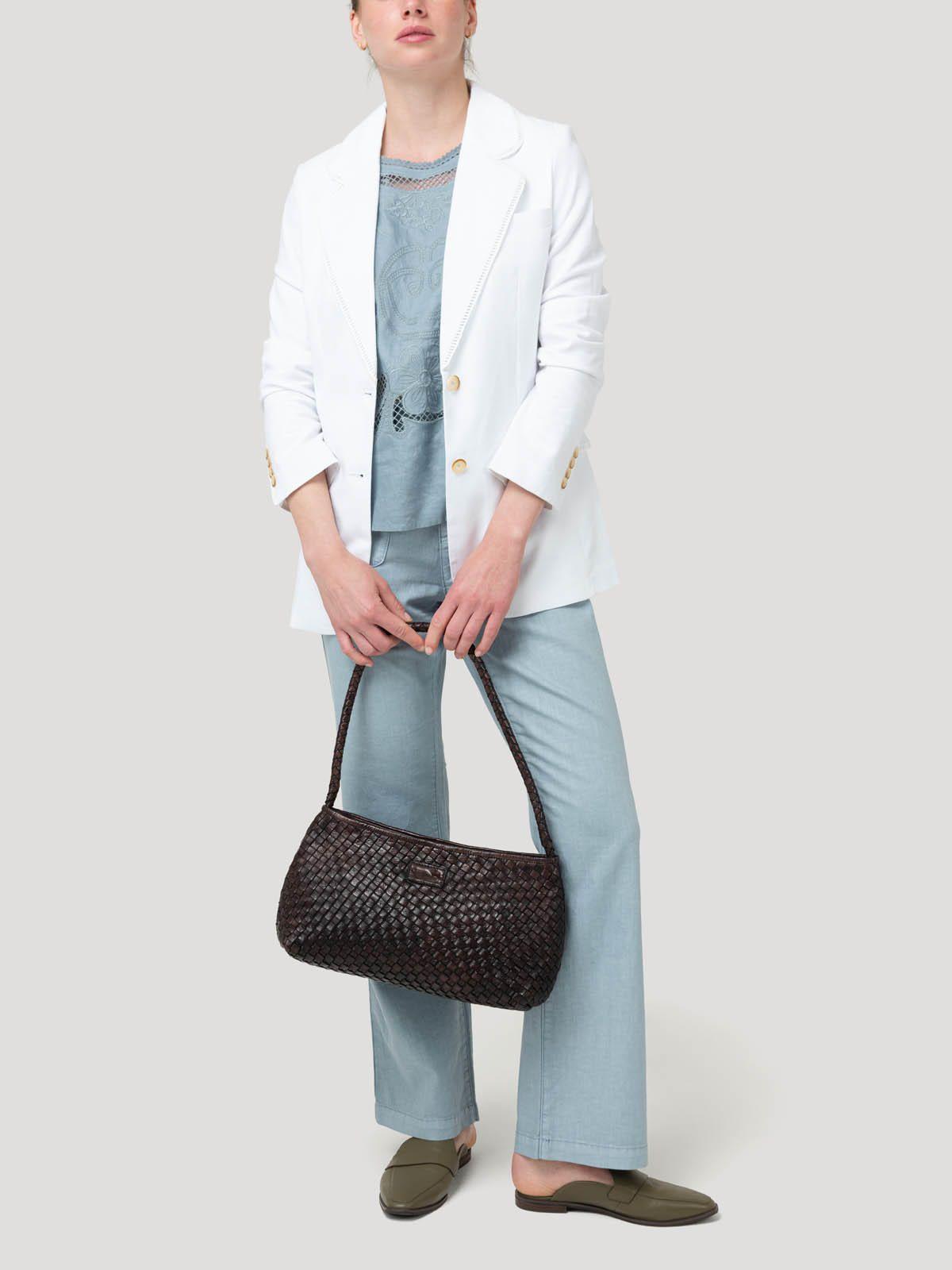 Chaqueta Lino Mujer Anana Blanco -8