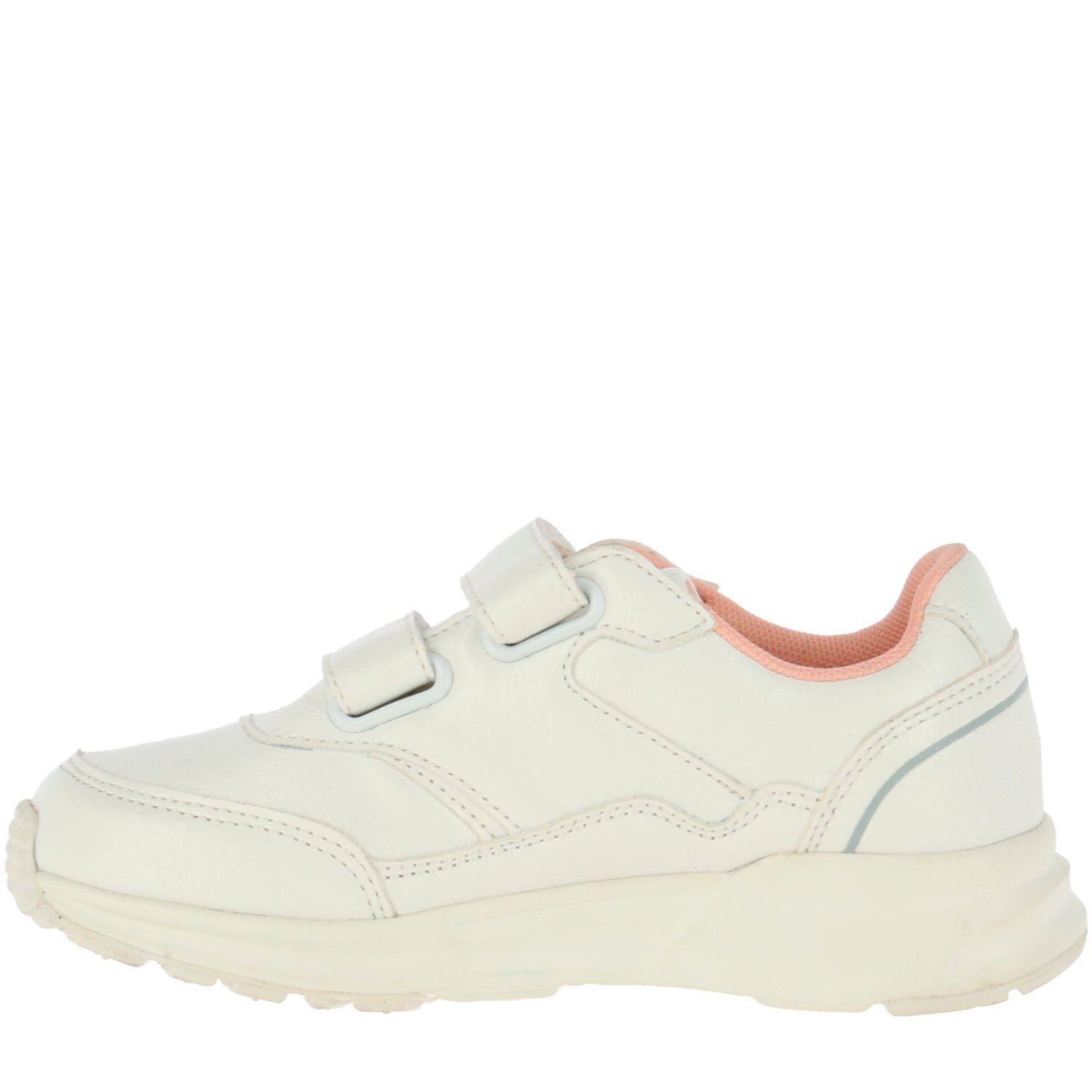 Zapatilla Niña Poliuretano Chance Velcro Blanco-2