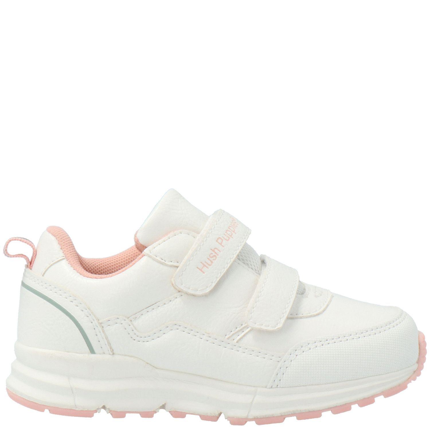 Zapatilla Niña Poliuretano Chance Velcro Blanco-1