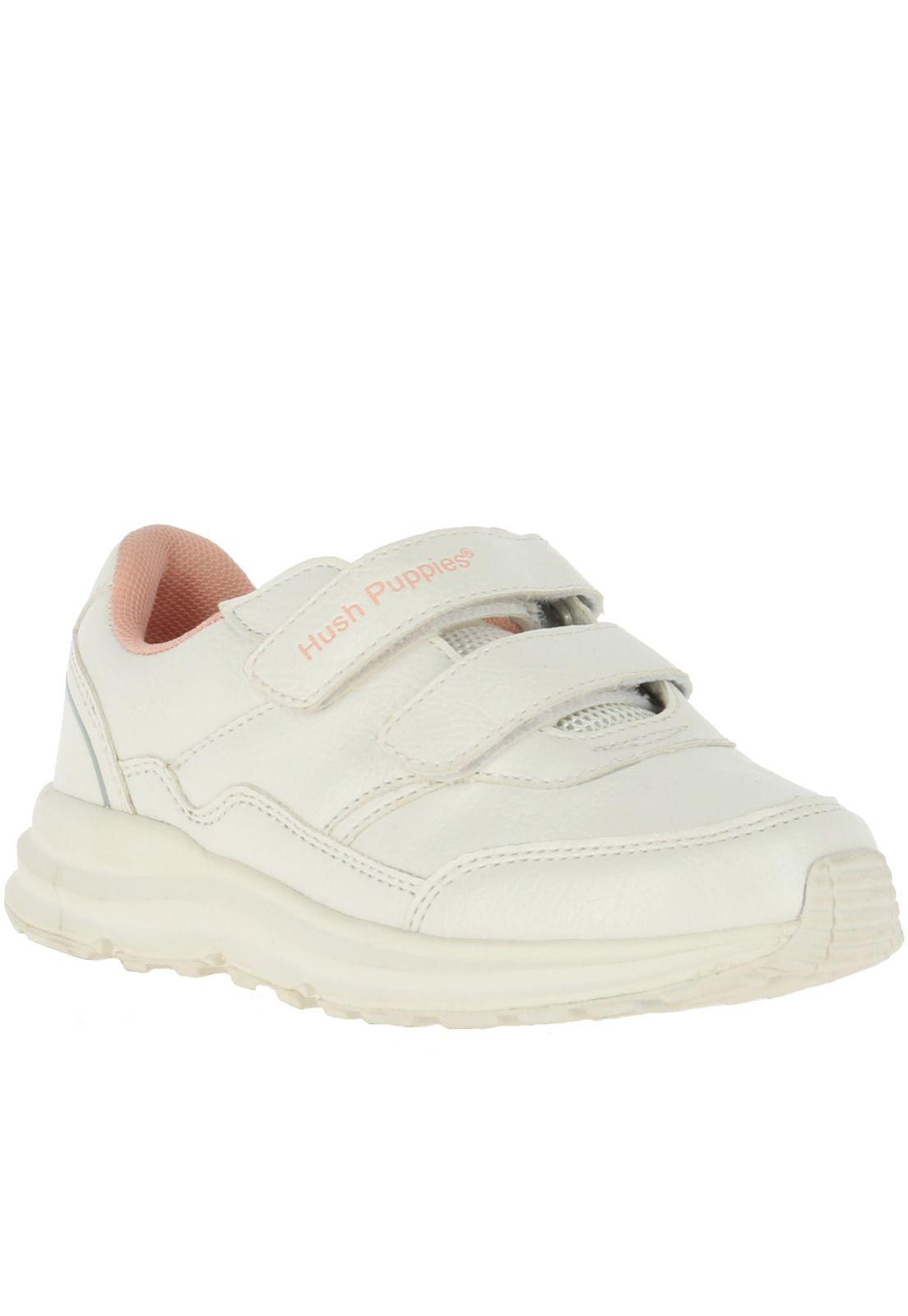Zapatilla Niña Poliuretano Chance Velcro Blanco-0