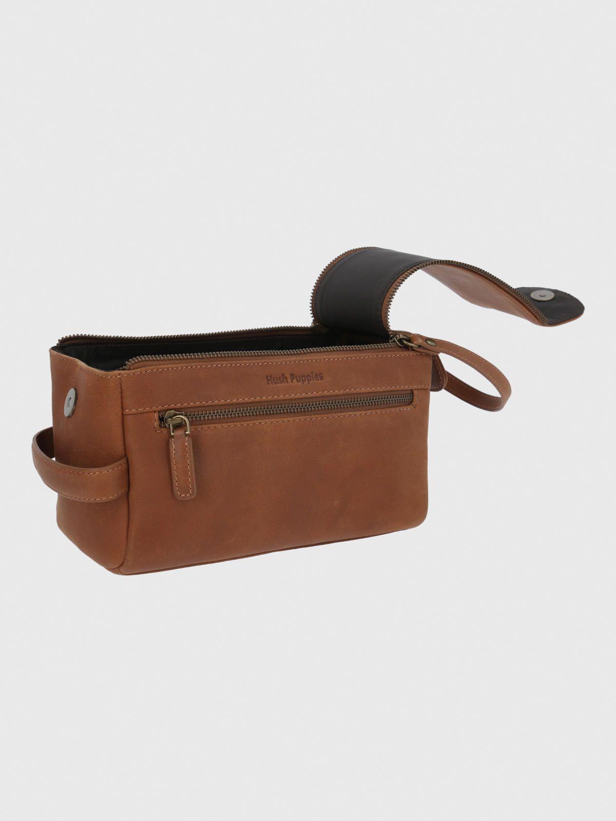 Necessaire Cuero Unisex  Neceser Café-4