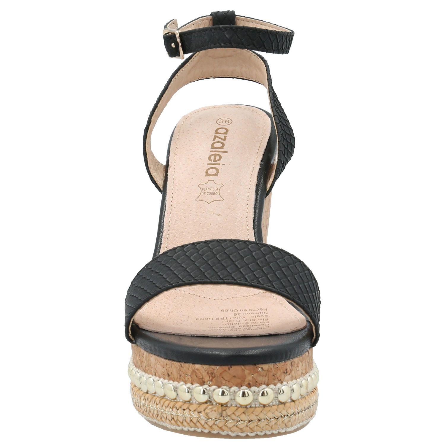 Sandalia Mujer Jack Negro-2