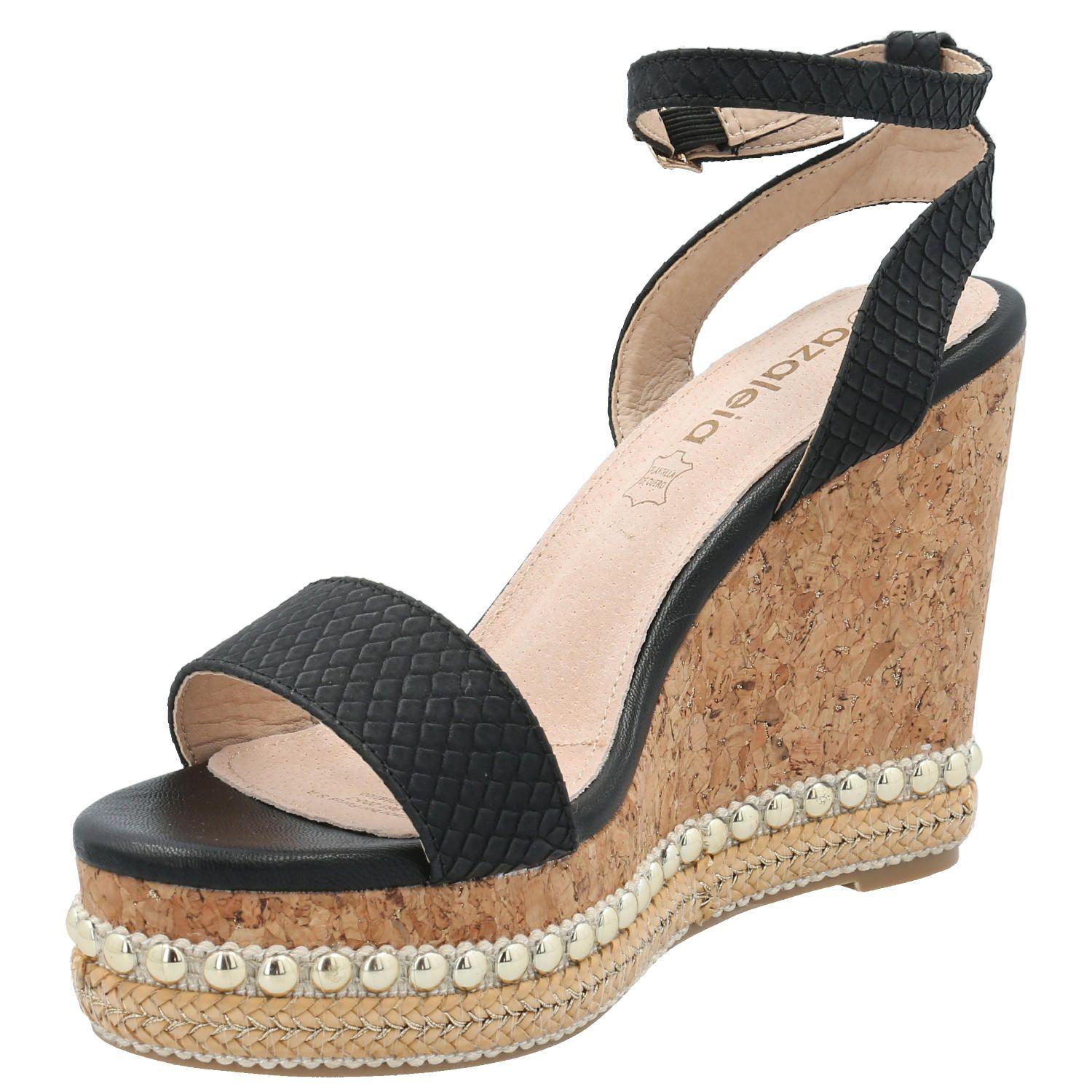 Sandalia Mujer Jack Negro-3