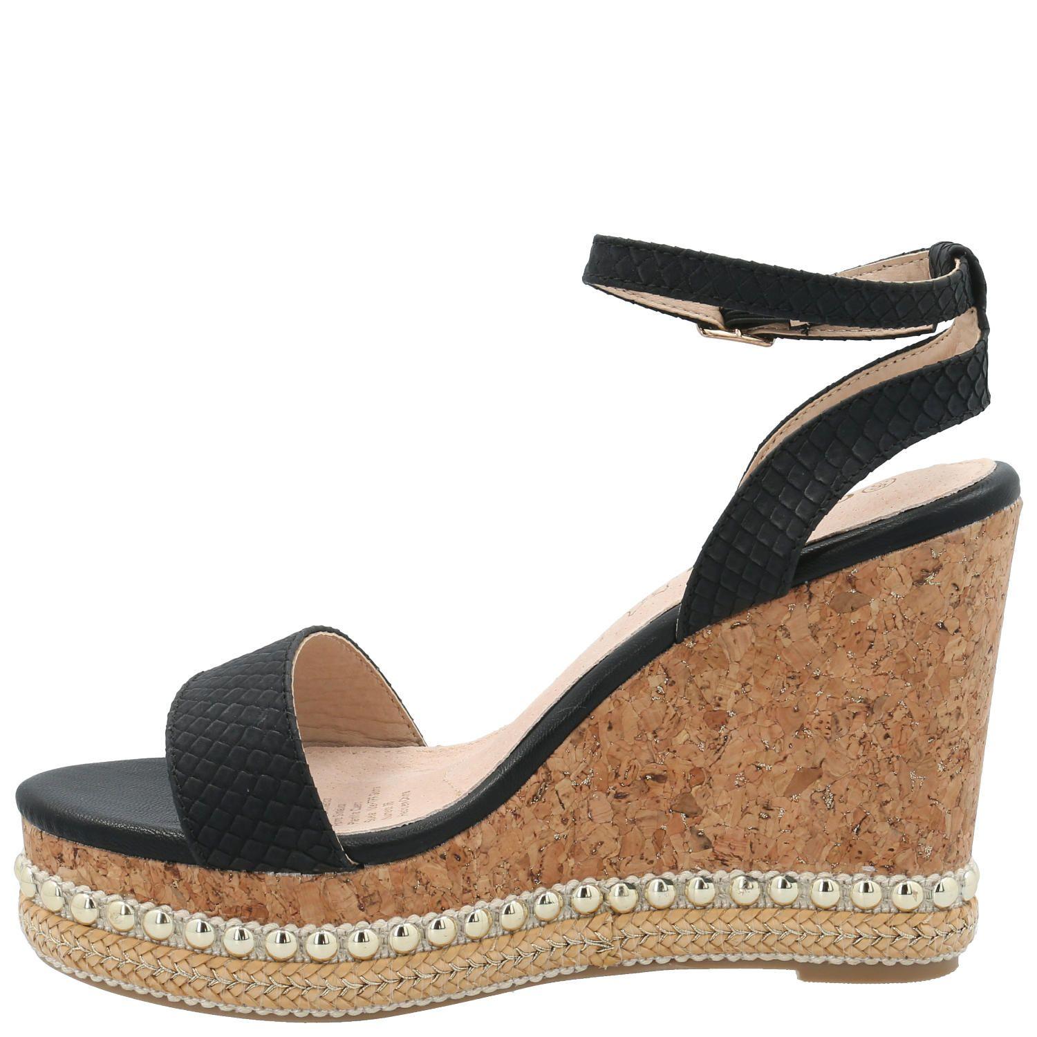 Sandalia Mujer Jack Negro-4