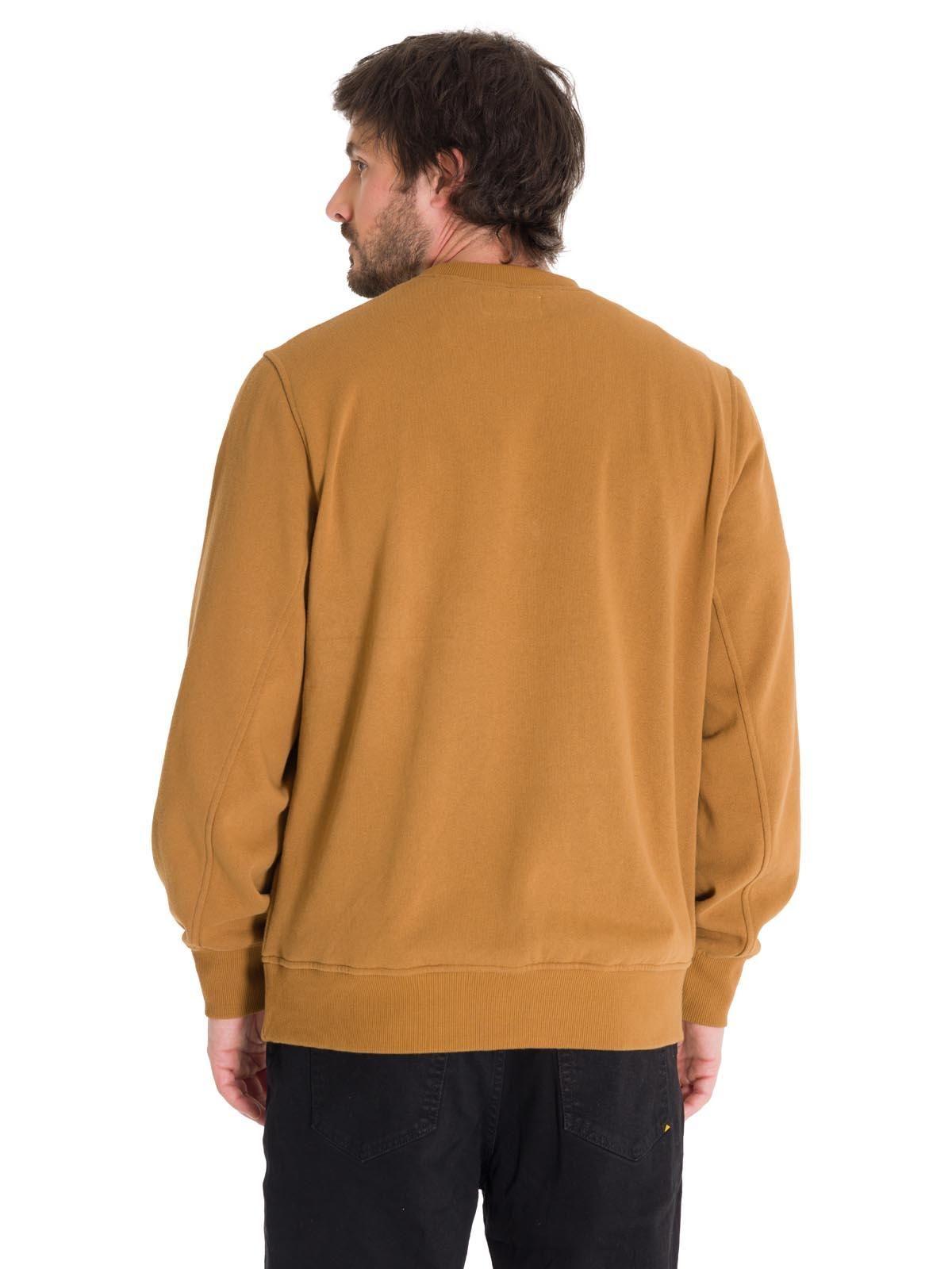 Polerón Cat Logo Crewneck Unisex Café Cat-3