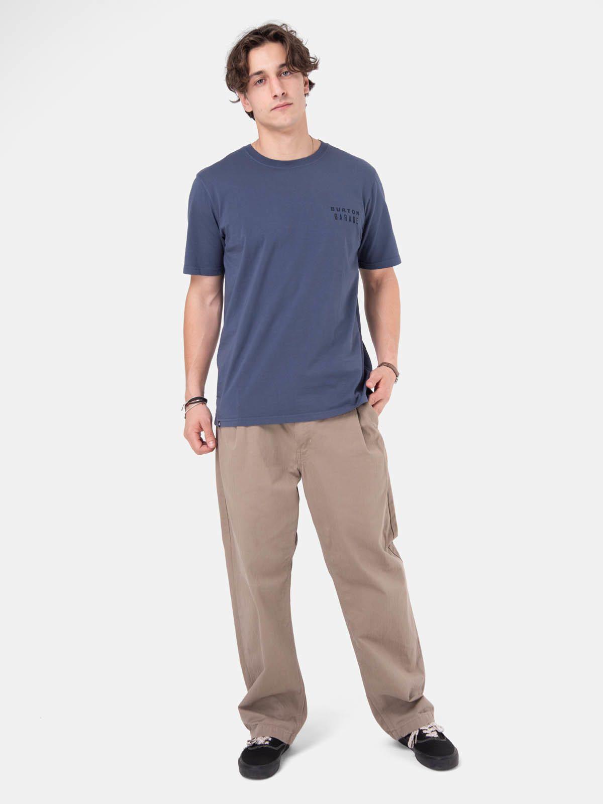 Polera M/C Hombre Trace Azul -4