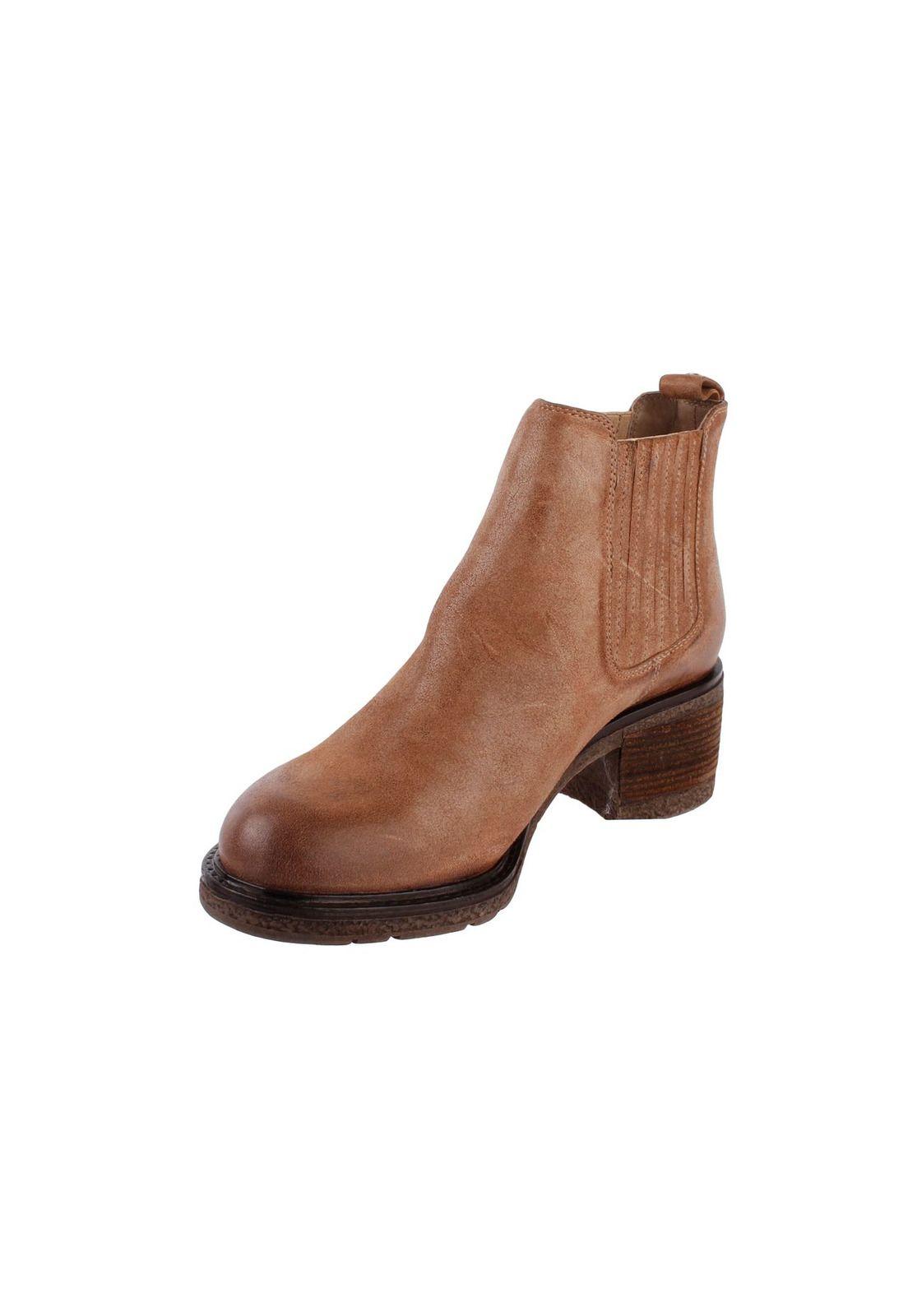 Botin Cuero Amira Café-1