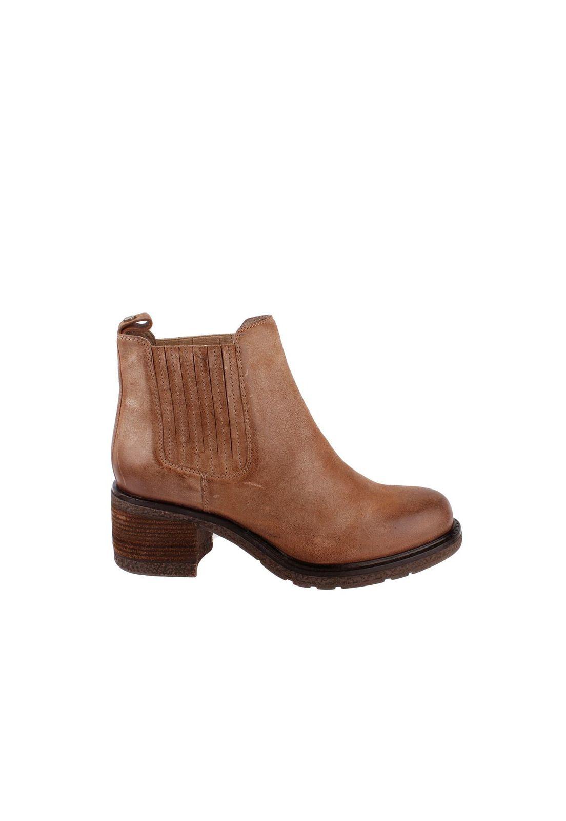 Botin Cuero Amira Café-2