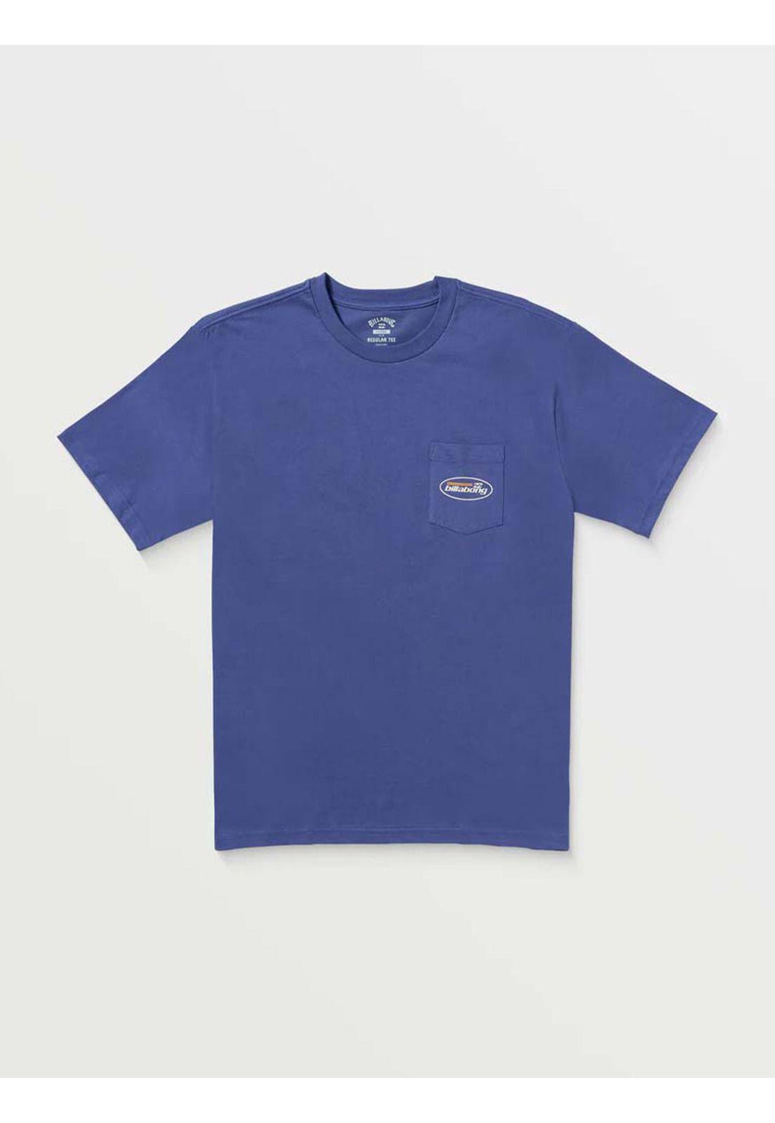 Polera Manga Corta Hombre Bad Dog Azul Billabong-6