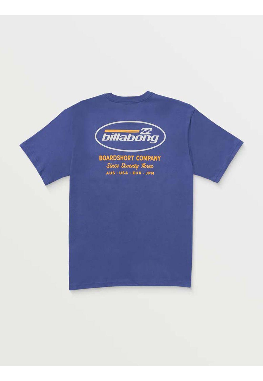 Polera Manga Corta Hombre Bad Dog Azul Billabong-7