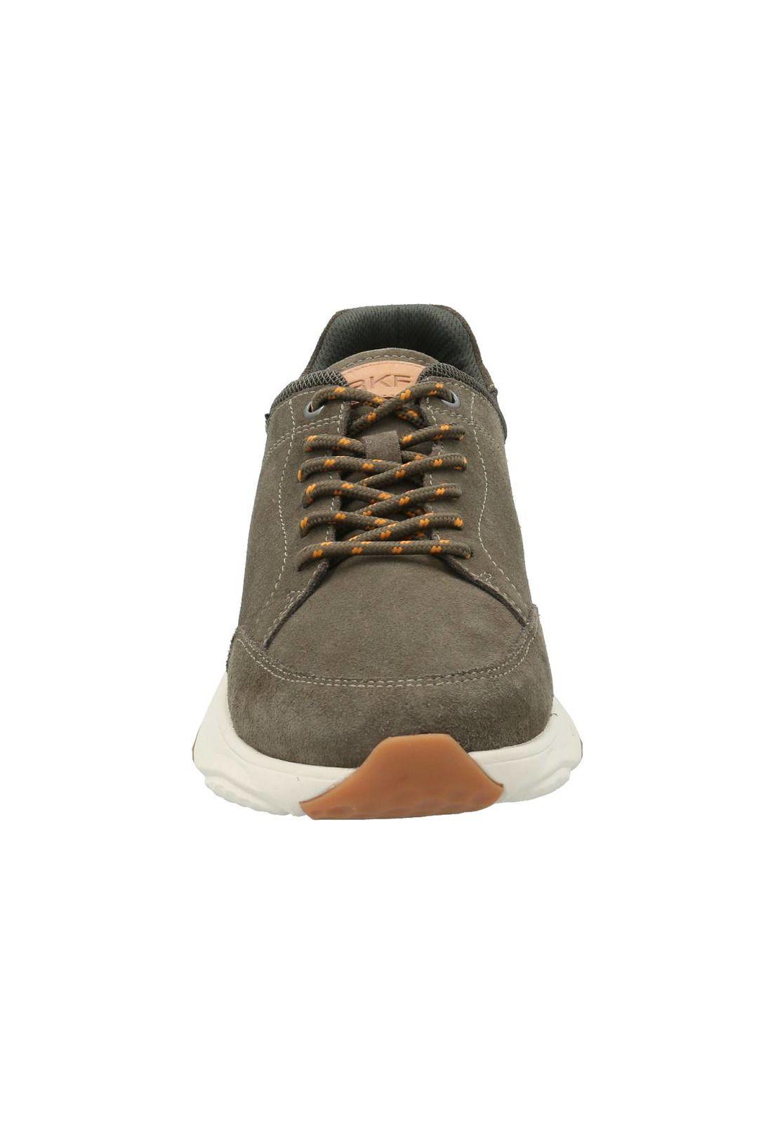 Zapatilla Cuero Hombre Joar Verde-3