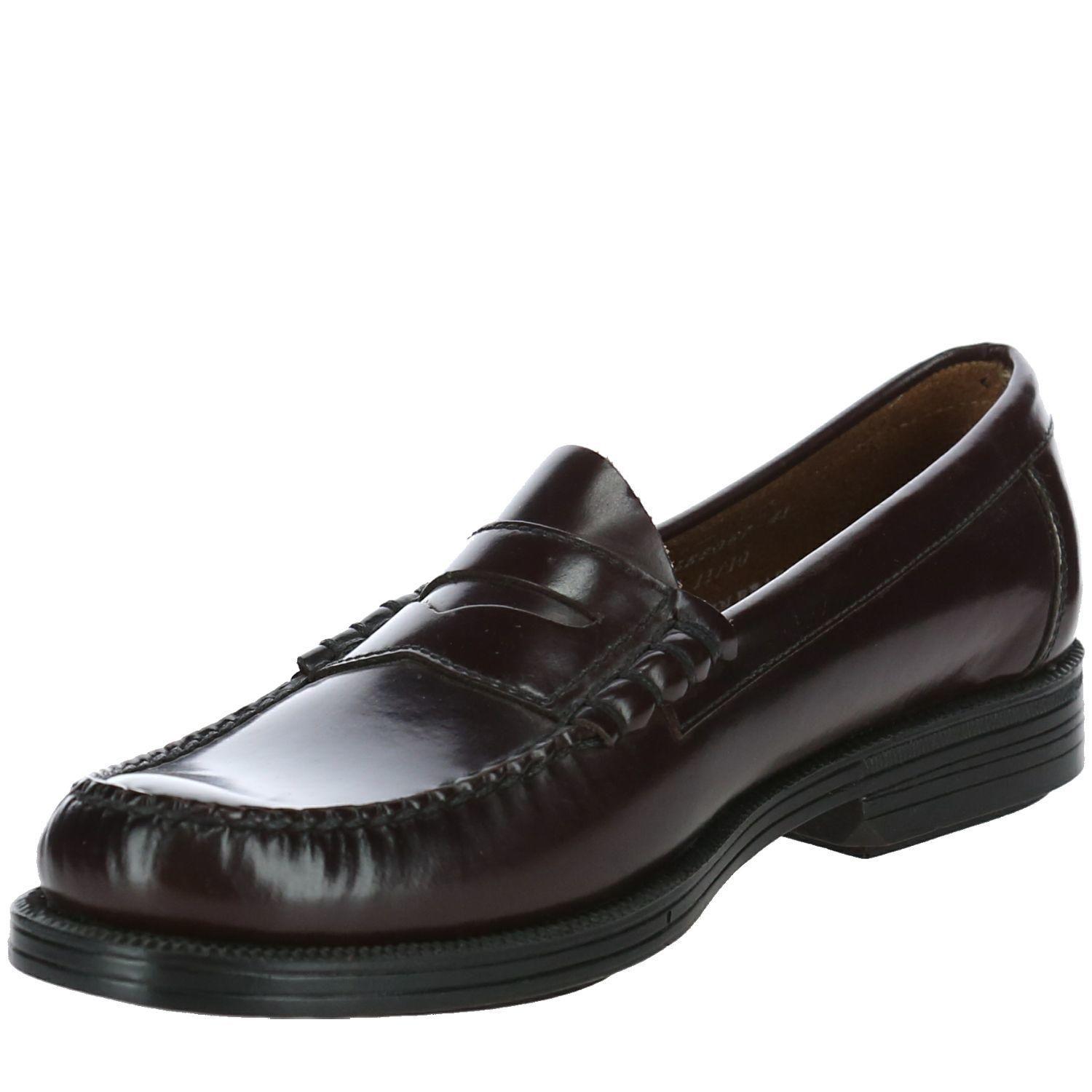Mocasin Cuero Stanford Ii Burdeo-3