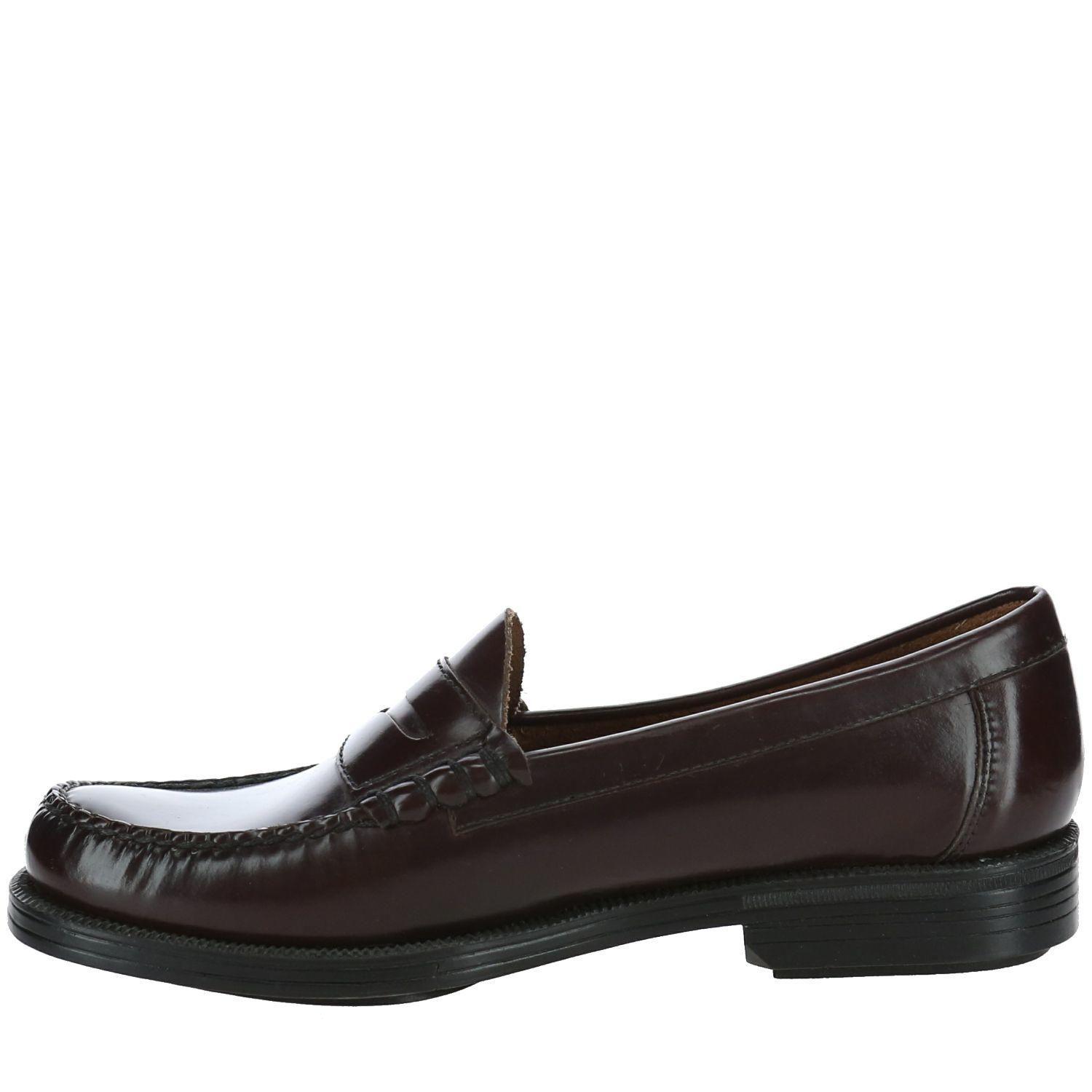 Mocasin Cuero Stanford Ii Burdeo-4