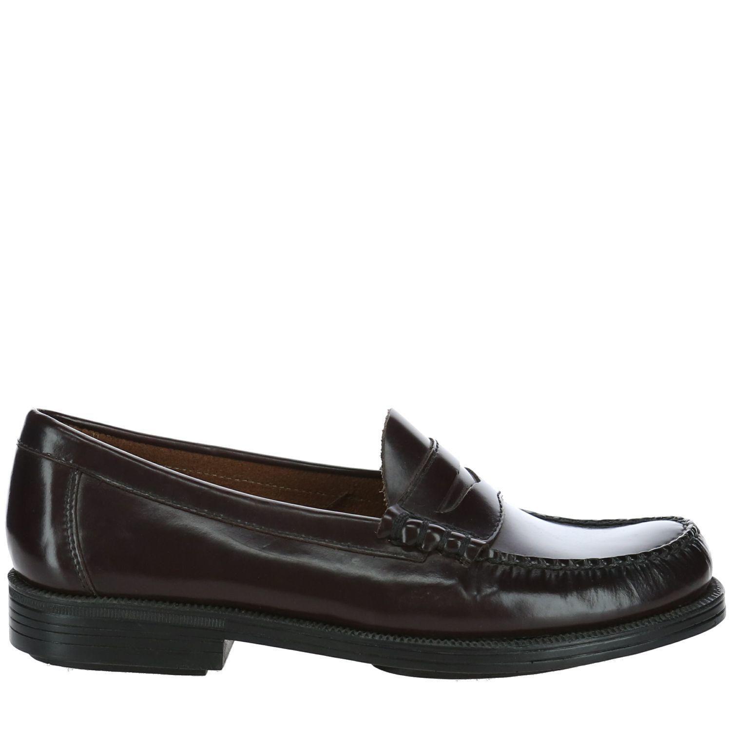 Mocasin Cuero Stanford Ii Burdeo-1