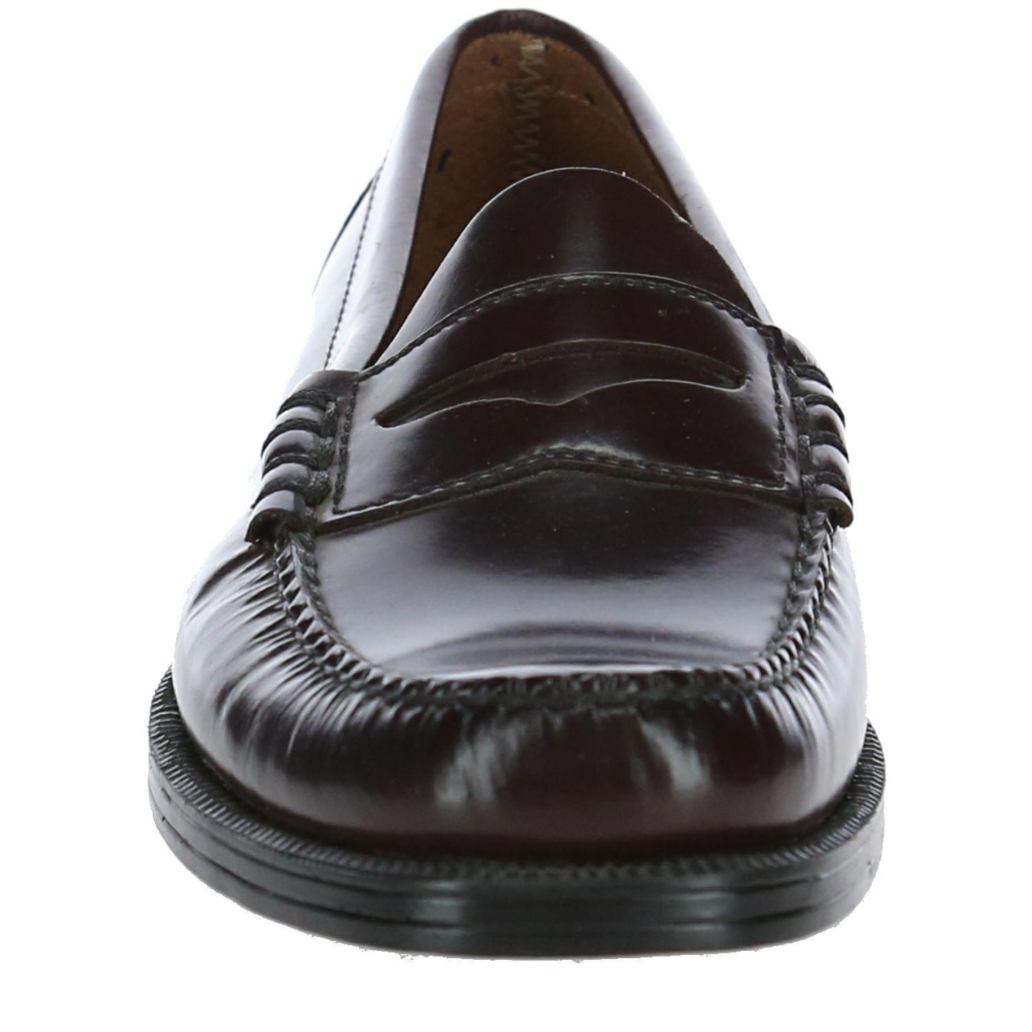 Mocasin Cuero Stanford Ii Burdeo-2