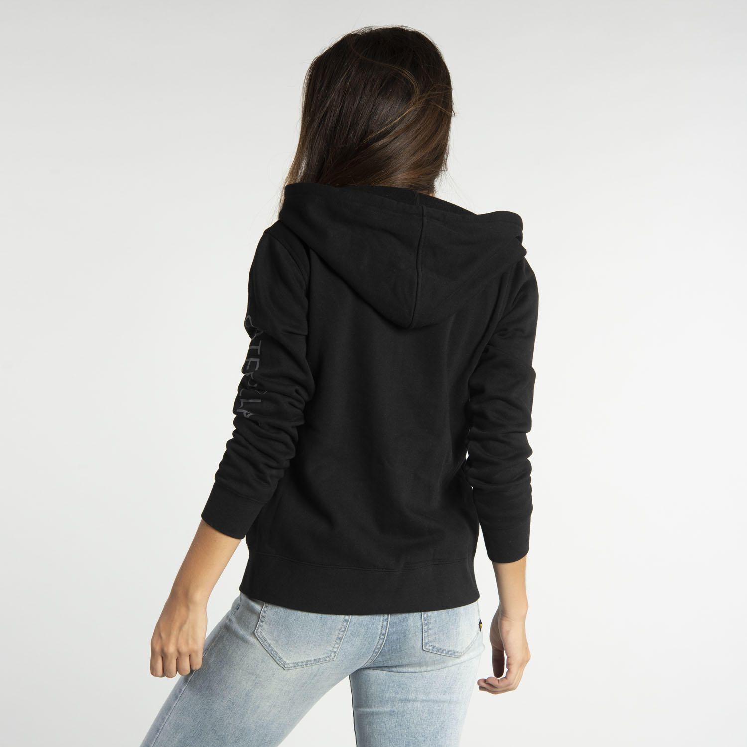 Polerón Mujer W Fdtn Logo Fz Hoody Negro-2