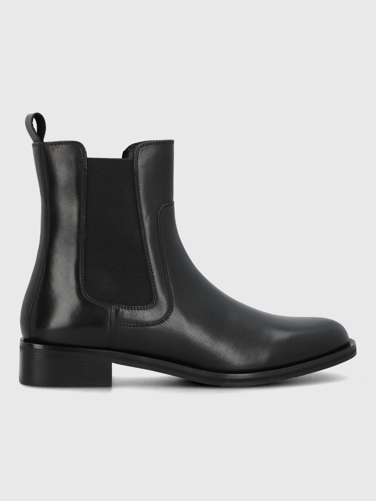 Botin Cuero Mujer Rivor Negro-1