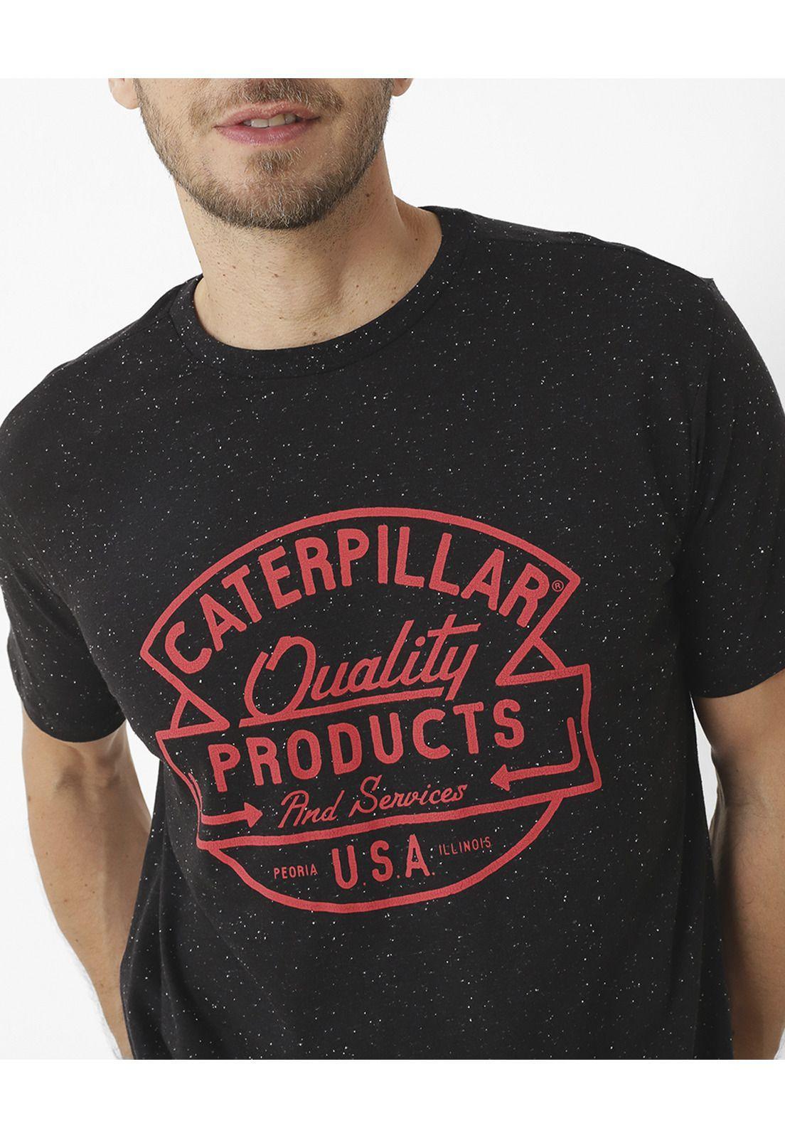Polera M/C Retro Sport Grap 6 Negro Hombre-4