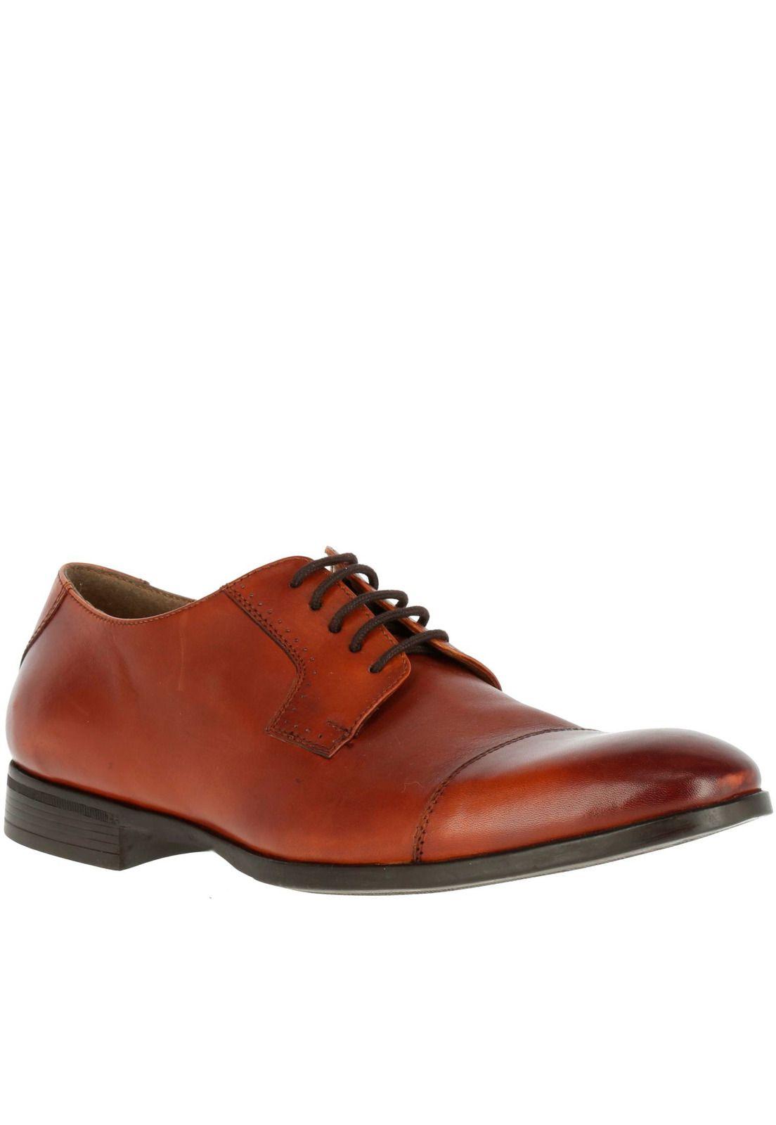 Zapato Cuero Clayton Café-0