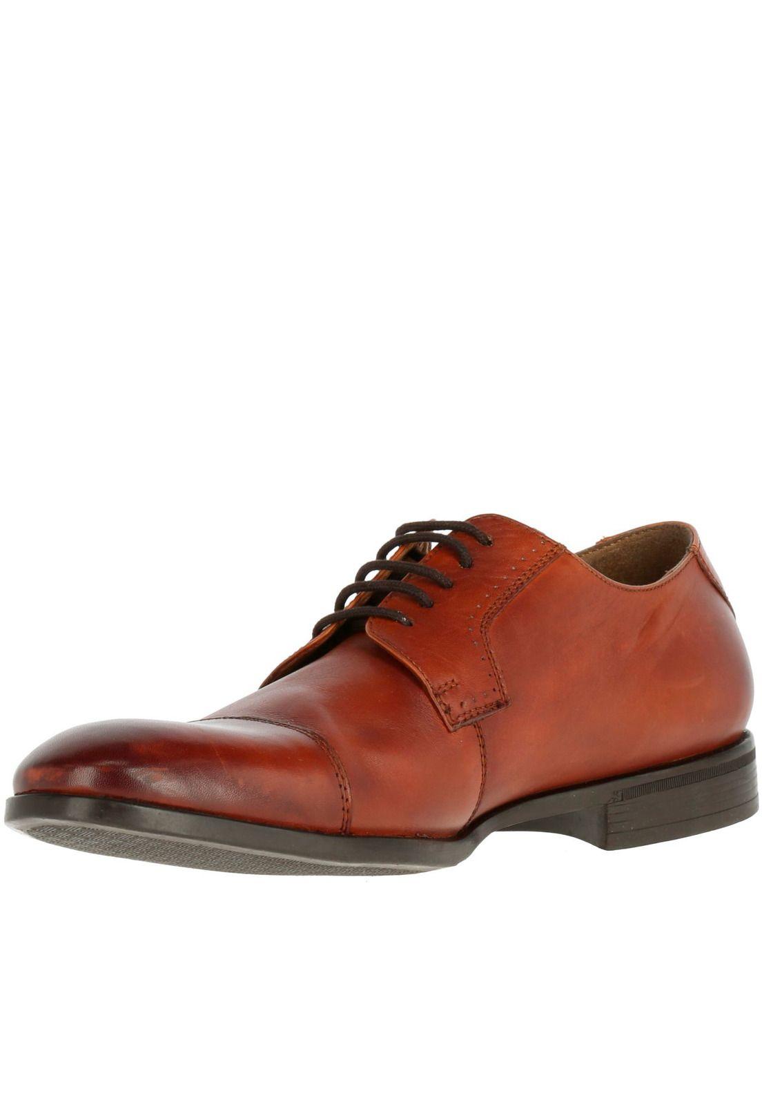 Zapato Cuero Clayton Café-1
