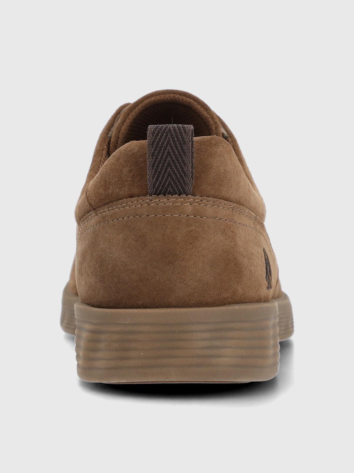 Zapato Cuero Spinal Town Café Hombre-6