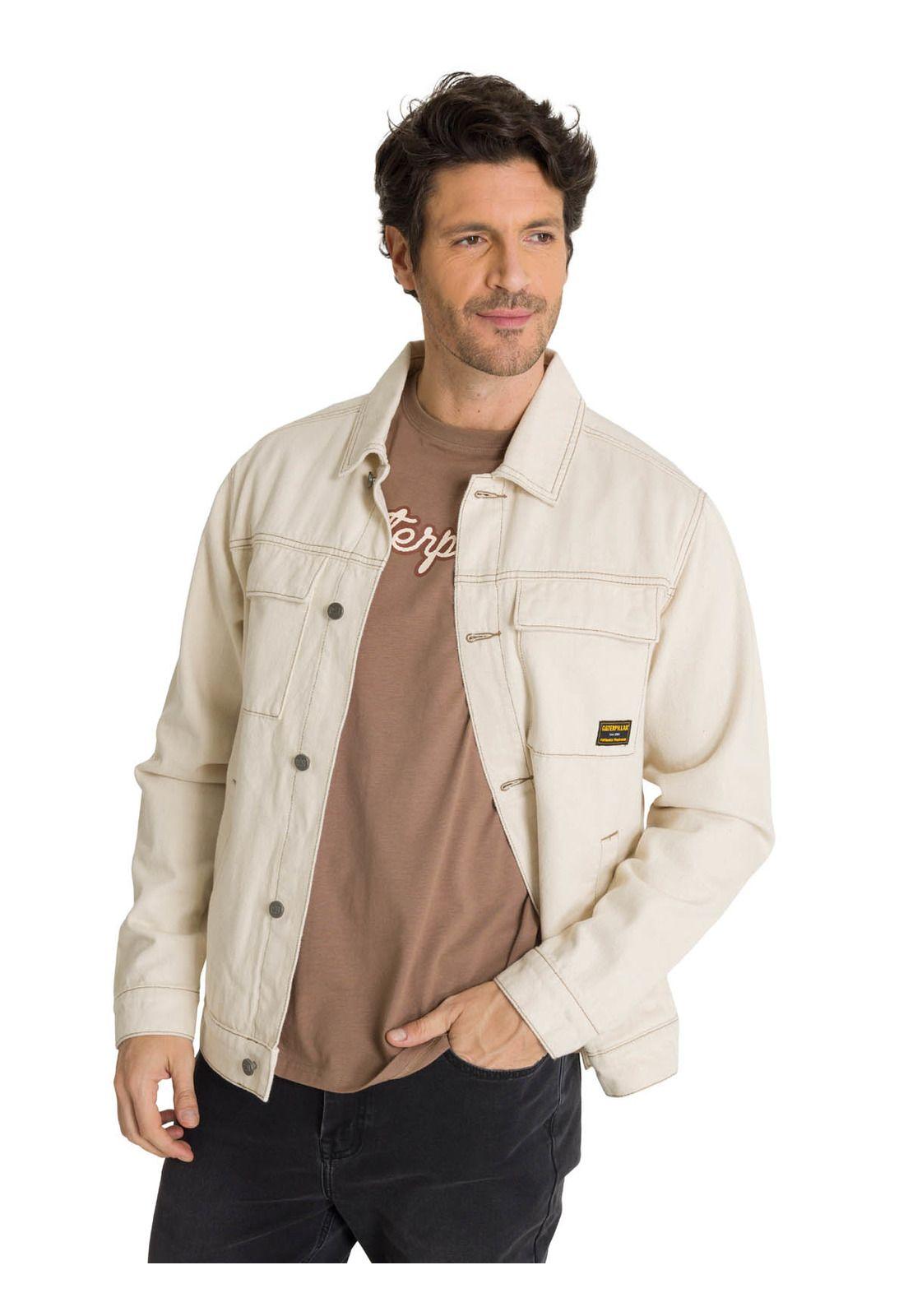 Chaqueta de Jeans Hombre Denim Work Beige-0
