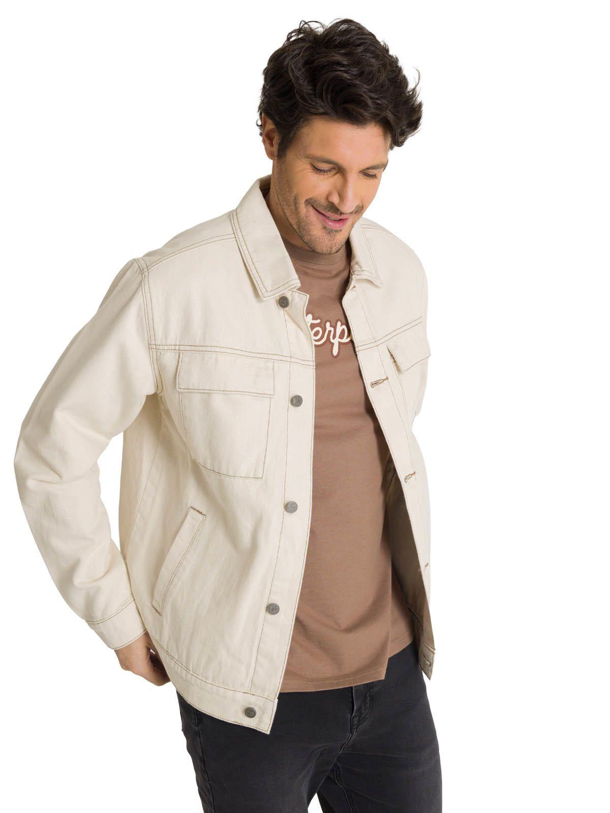 Chaqueta de Jeans Hombre Denim Work Beige-1