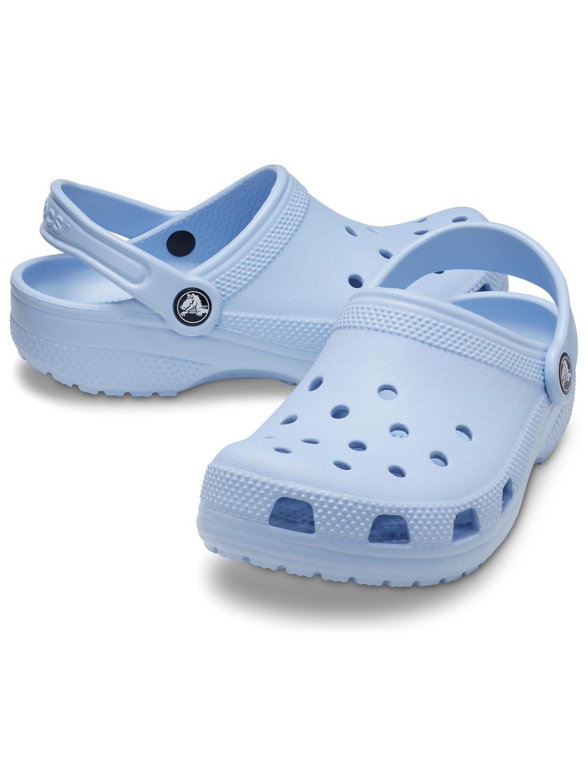 Zueco Crocs Niña Classic Clog T Celeste-3