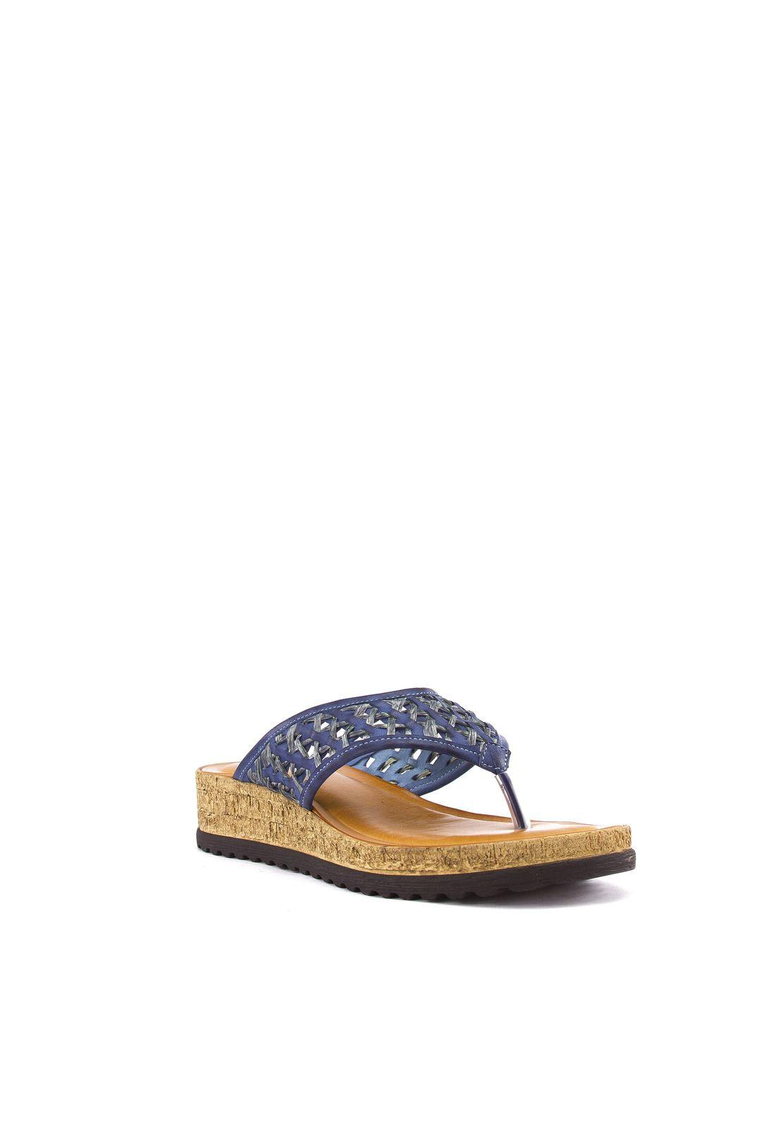 Sandalia  Conchal Casual Azul-0