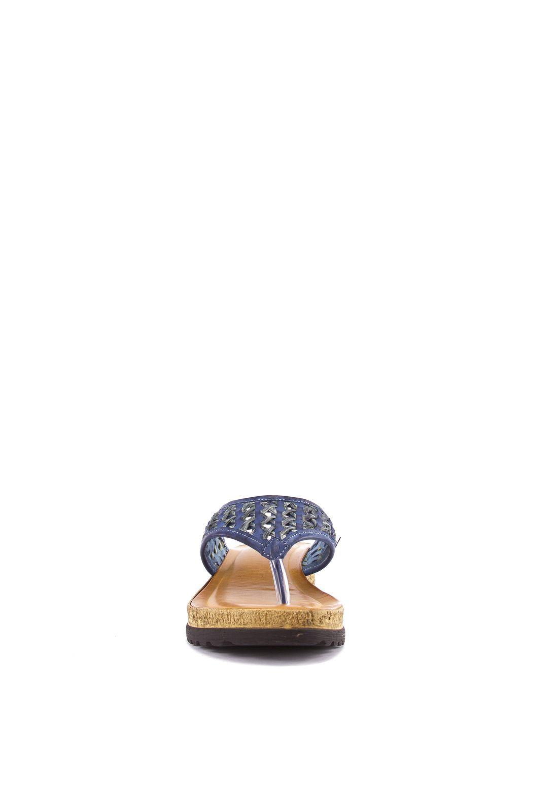 Sandalia  Conchal Casual Azul-2