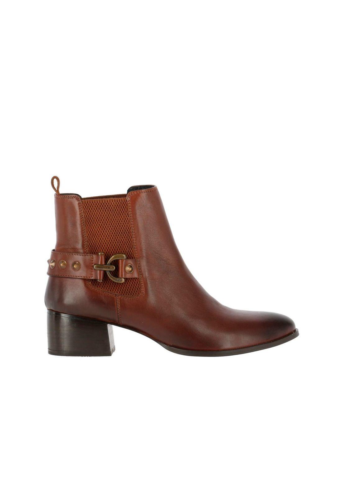 Botin Cuero Toscana Cognac-3