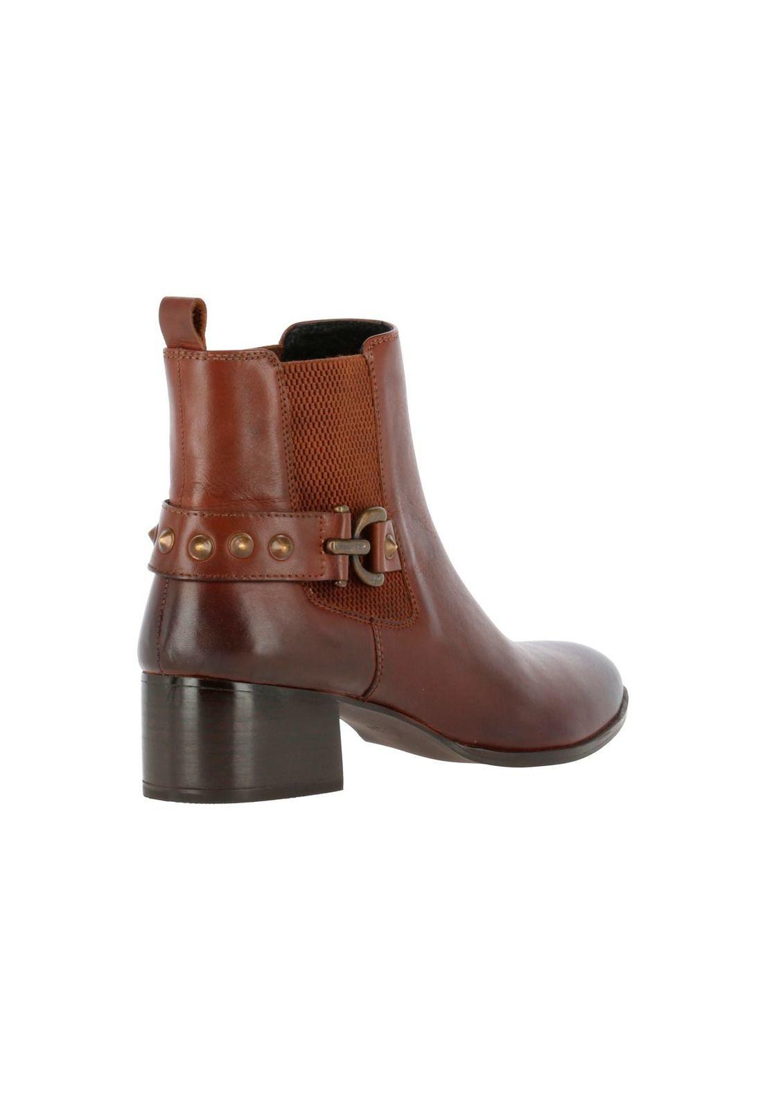 Botin Cuero Toscana Cognac-4