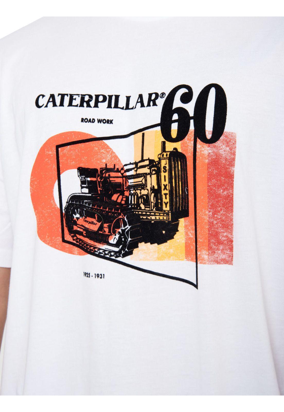 Polera Manga Corta Hombre Retro Vibes Blanco-4