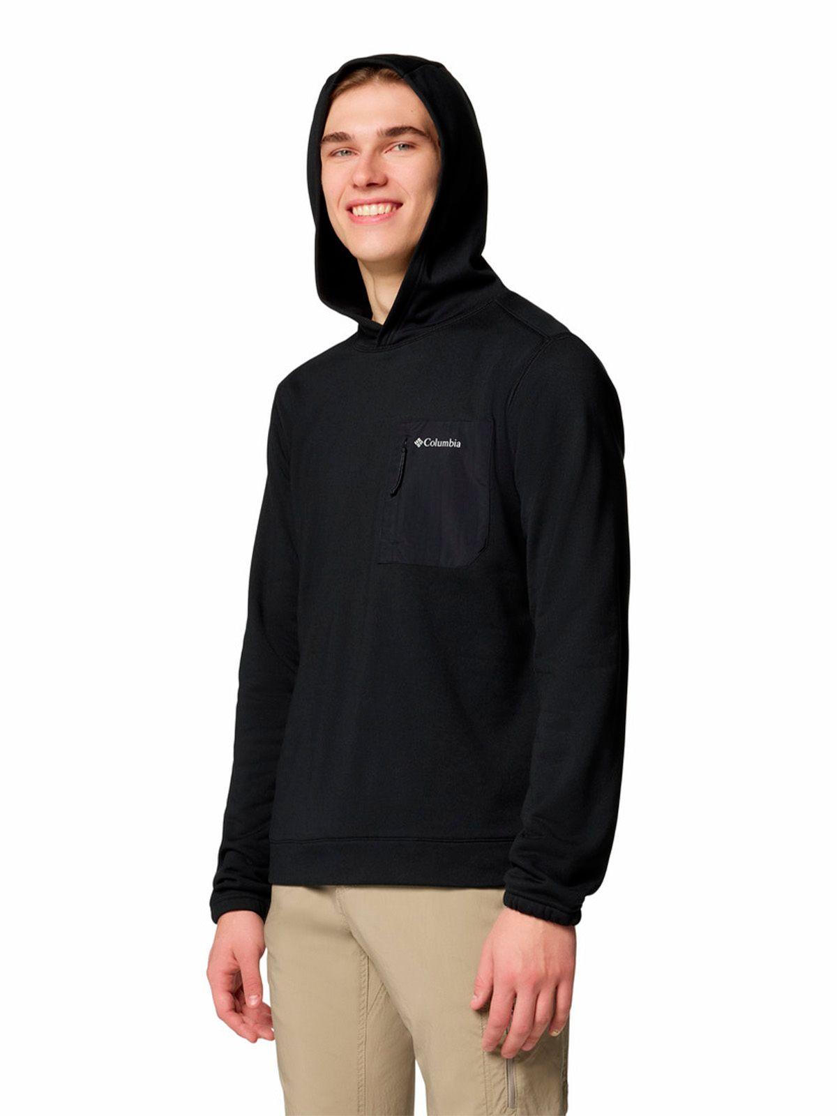 Polar Hombre Hike Hooded Fleece Negro-3