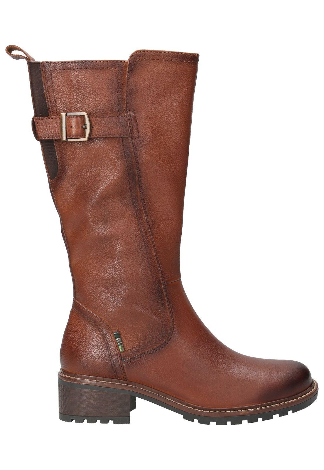 Bota Cuero Mujer Siena Café-0