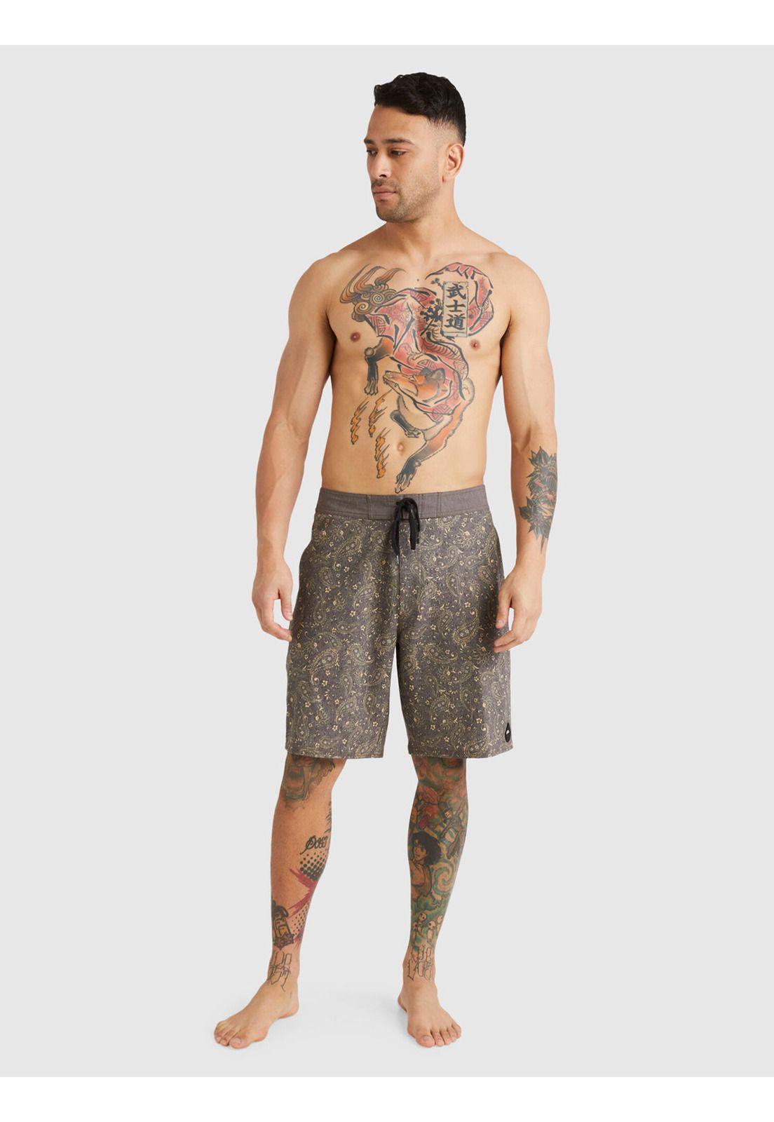 Traje de Baño Hombre Atlas Trunk Café-4