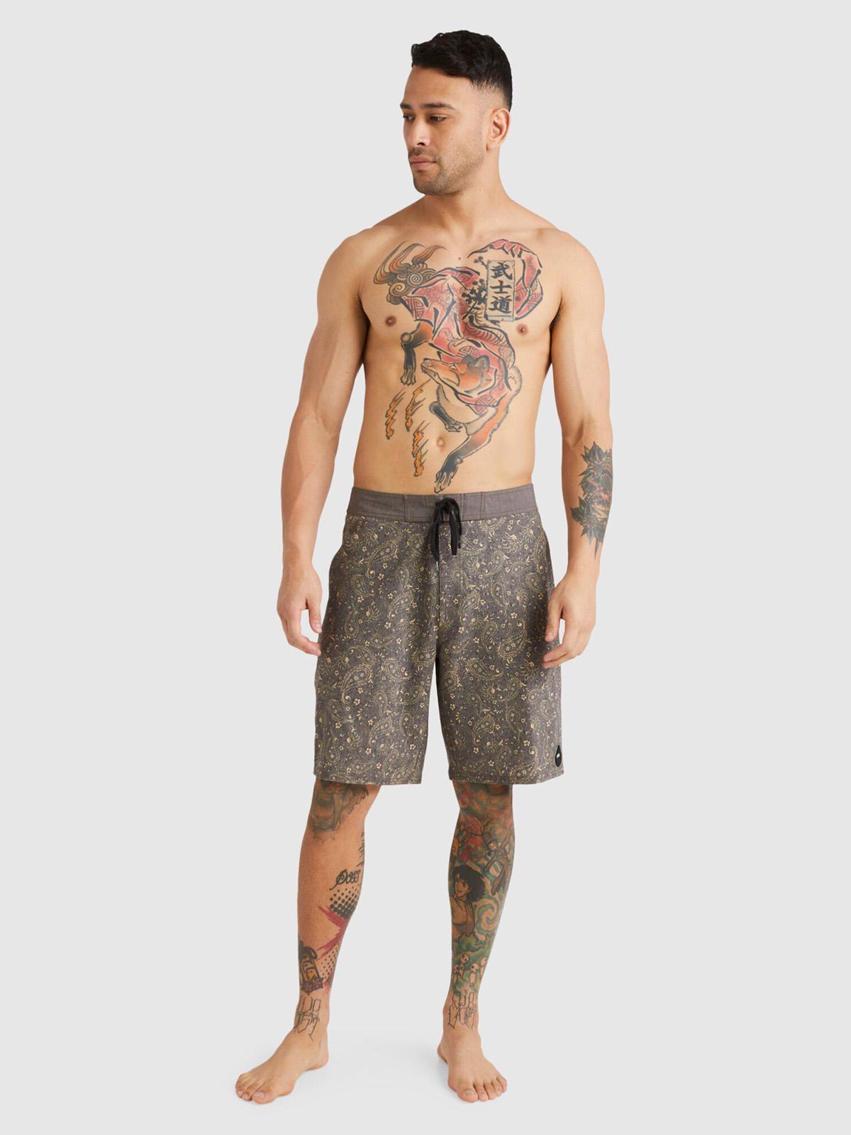 Traje de Baño Hombre Atlas Trunk Café-4