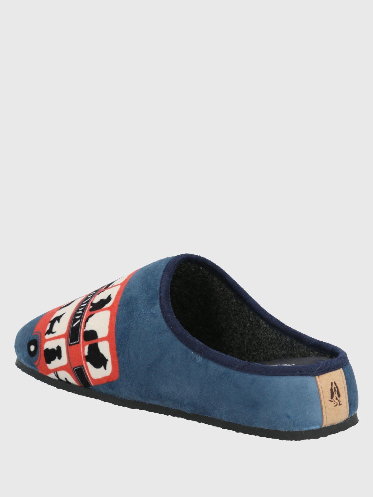 Pantufla  Unisex  Slipper Uk Bus Azul-7